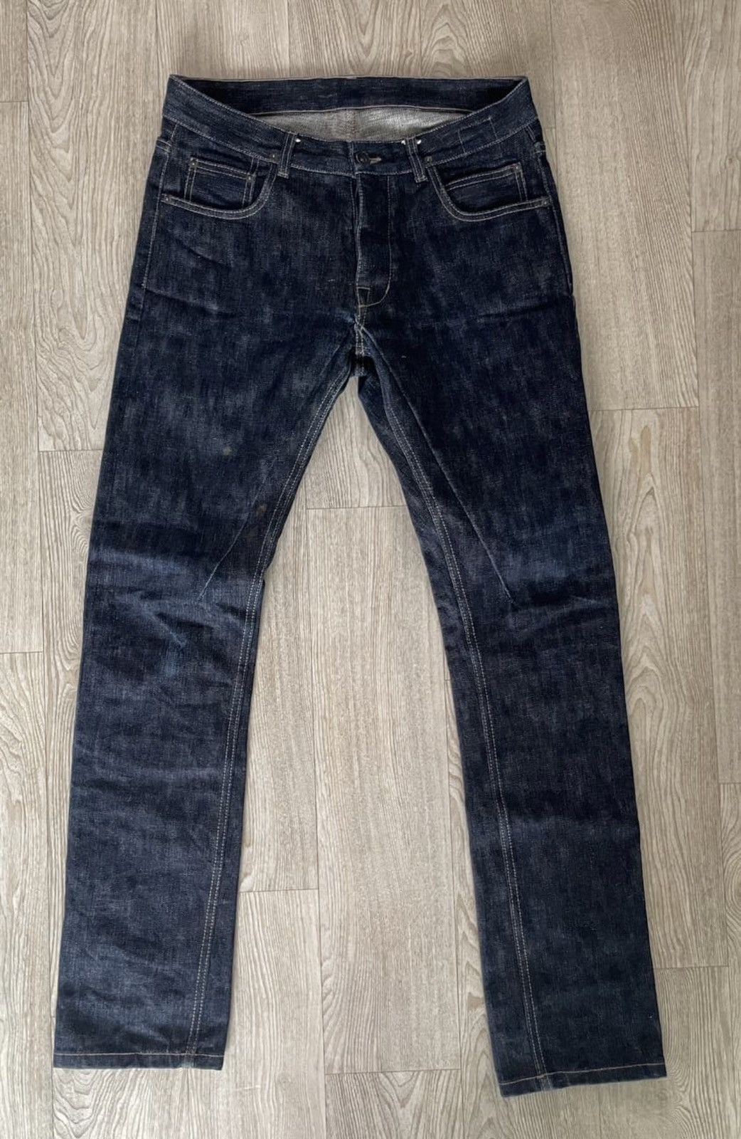Rick Owens Drkshdw Rick owens deteoit cut raw denim Size US 31 - 1 Thumbnail