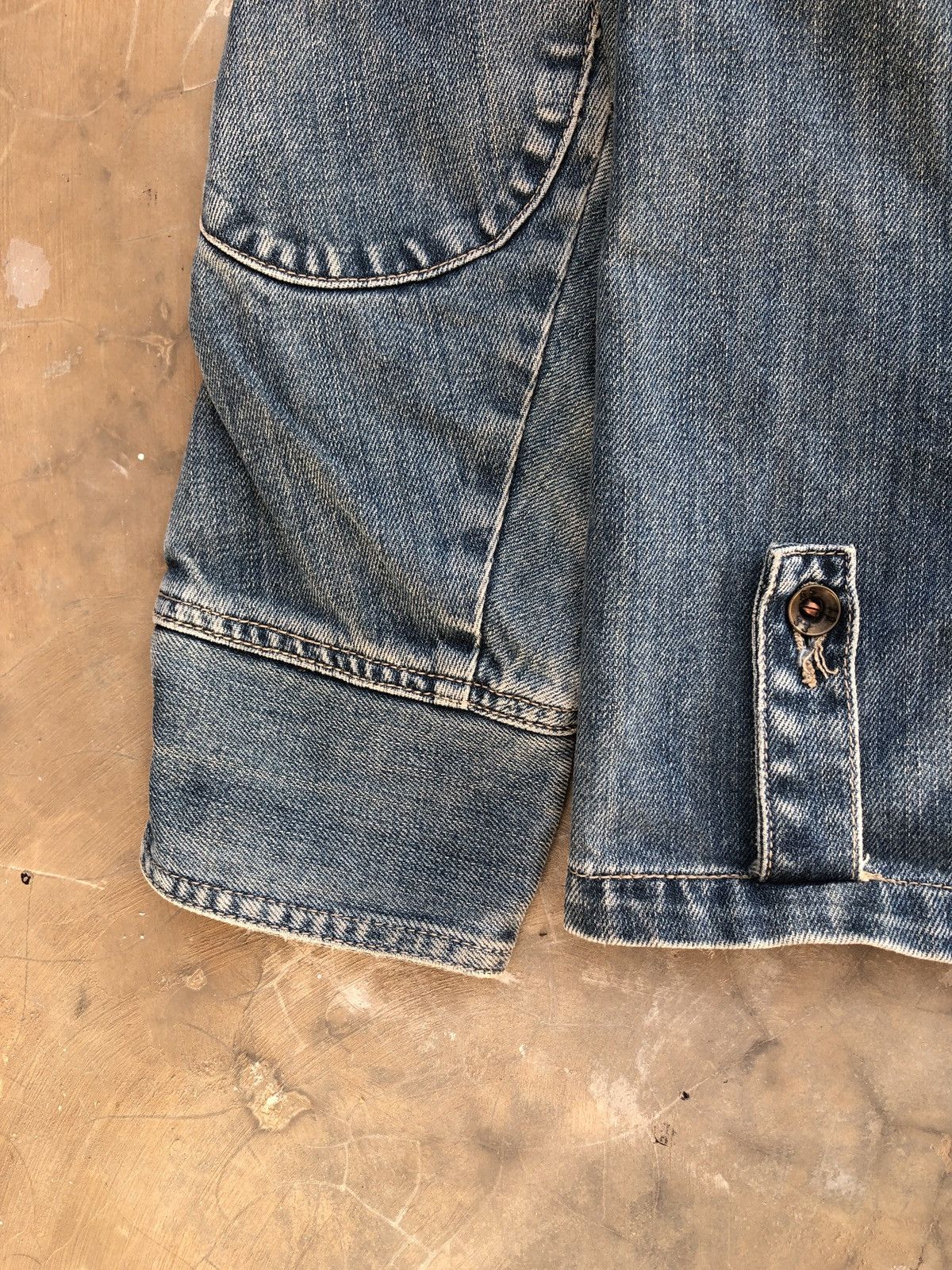 G-Star Vintage G-Star Raw Mechanic Zipper Denim Biker Rider Jacket Size US M / EU 48-50 / 2 - 15 Thumbnail