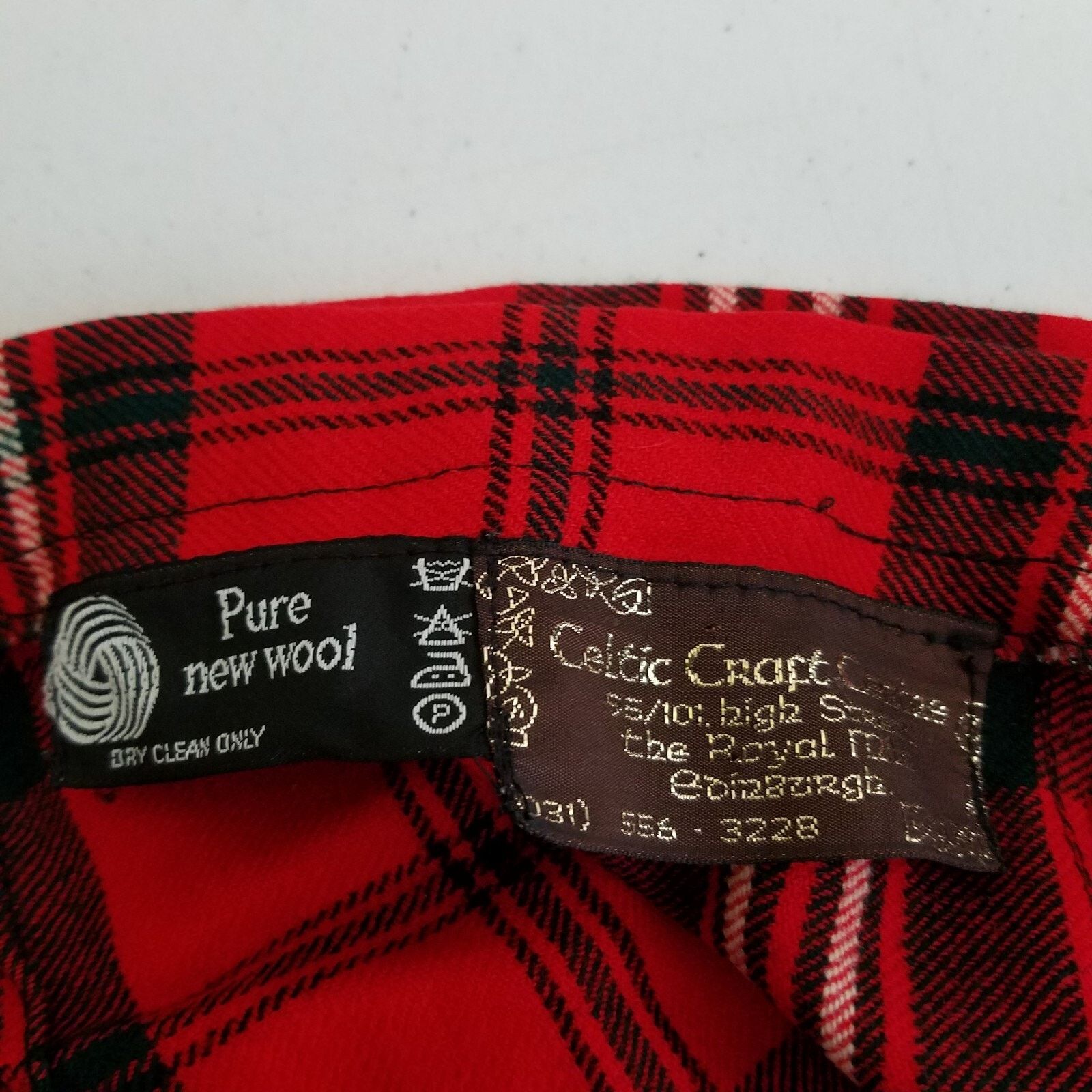 Vintage Vtg Celtic Craft Centre Tartan Plaid Kilt Skirt Wool Wrap XS Size 27" / US 4 / IT 40 - 10 Thumbnail