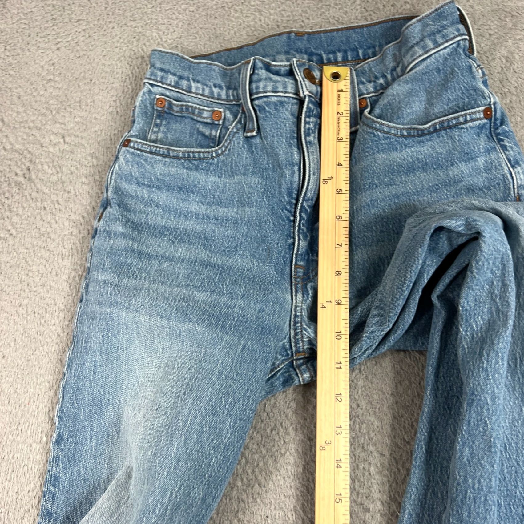 Madewell Madewell Jeans Women's 25 Blue Denim Balloon High Waisted Preppy Retro Jeans Womens 25 Blue Denim Balloon High Waisted Preppy Retro Bag Size 42" / US 20 - 4 Thumbnail