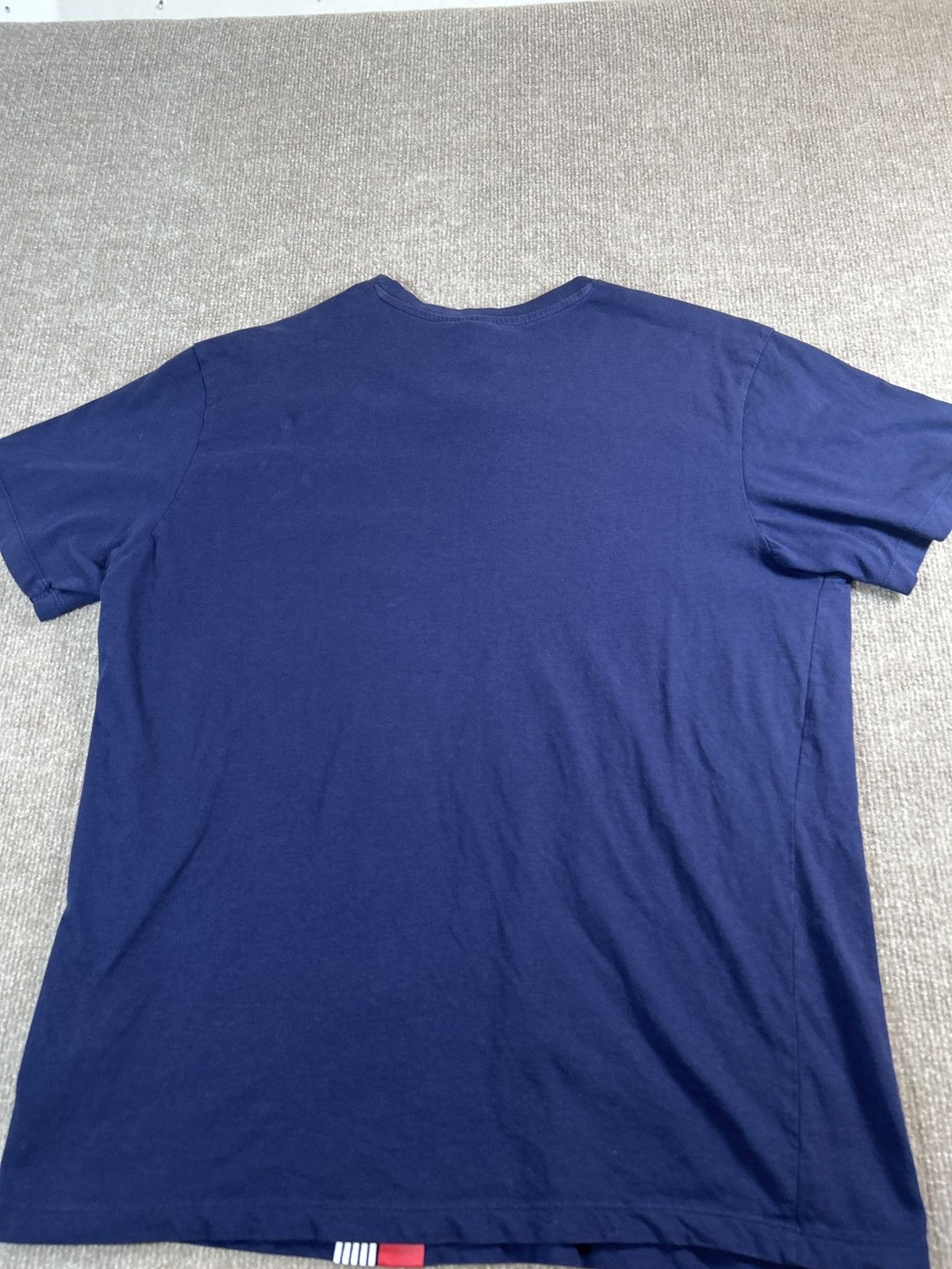 U.S. Polo Assn. U.S. Polo Assn. Men’s T-Shirt L Navy Blue Red White Stripe Size US XL / EU 56 / 4 - 4 Thumbnail