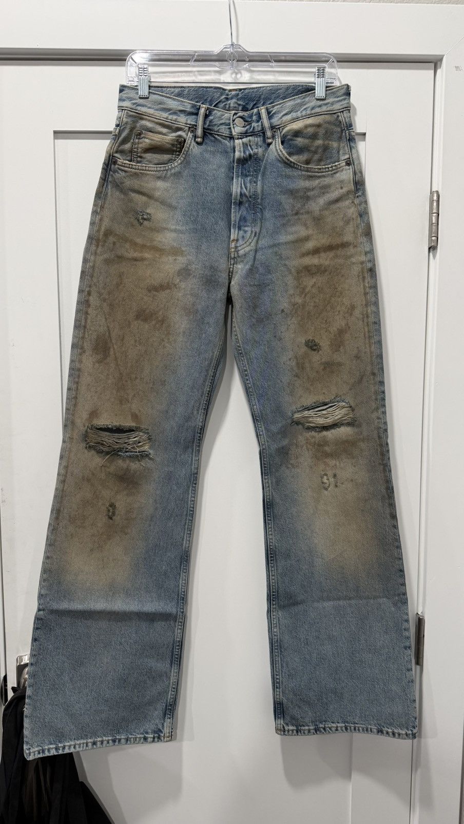 Acne Studios 2021 MUD-WASH LOOSE JEANS Size US 29 - 2 Thumbnail