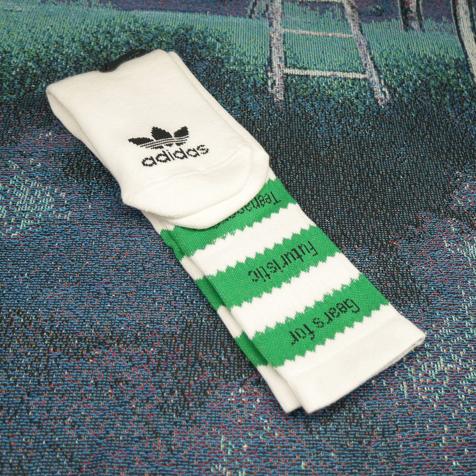 Adidas × Human Made × Nigo Adidas x Human Made Striped Crew Socks Size Small Size ONE SIZE - 1 Thumbnail