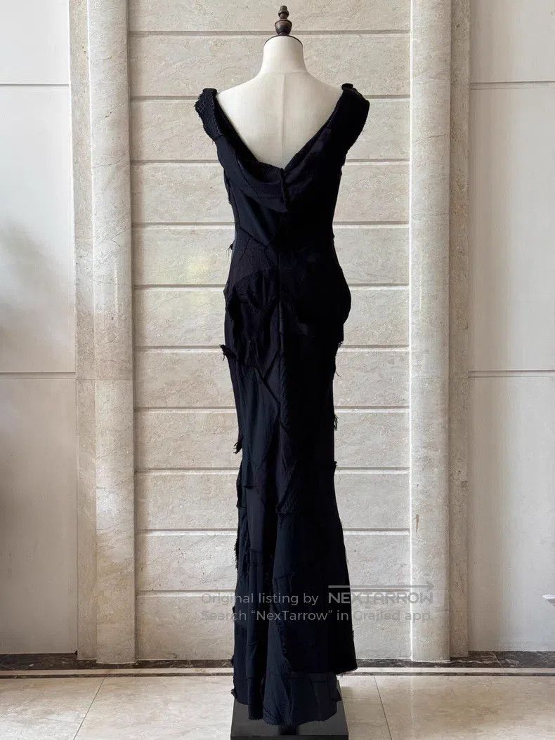Junya Watanabe Junya Watanabe All Black Deconstructed Patchwork Dress Size M / US 6-8 / IT 42-44 - 4 Thumbnail