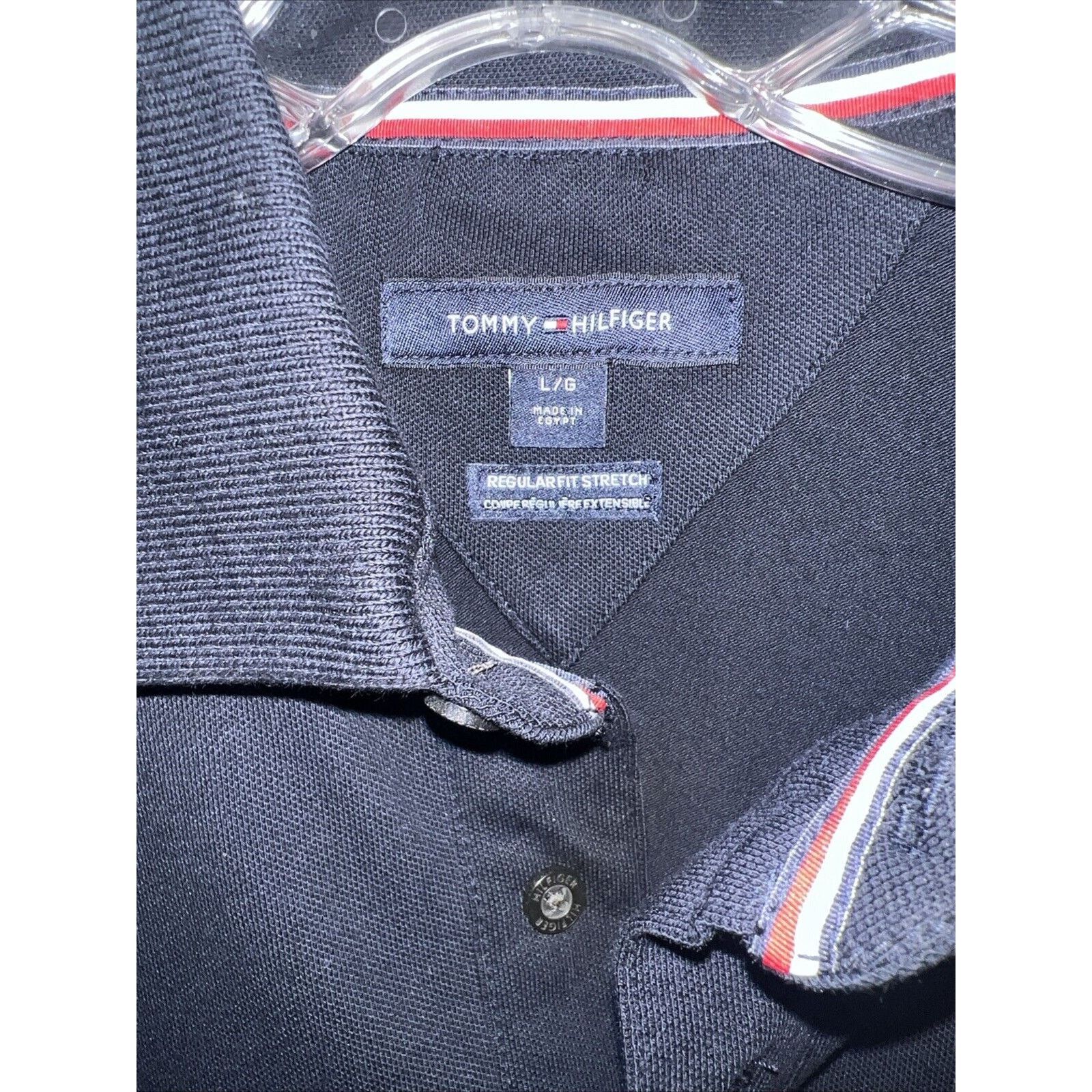 Tommy Hilfiger Tommy Hilfiger Polo Shirt Men's Large Navy Golf Short Sleeve Size US L / EU 52-54 / 3 - 5 Thumbnail