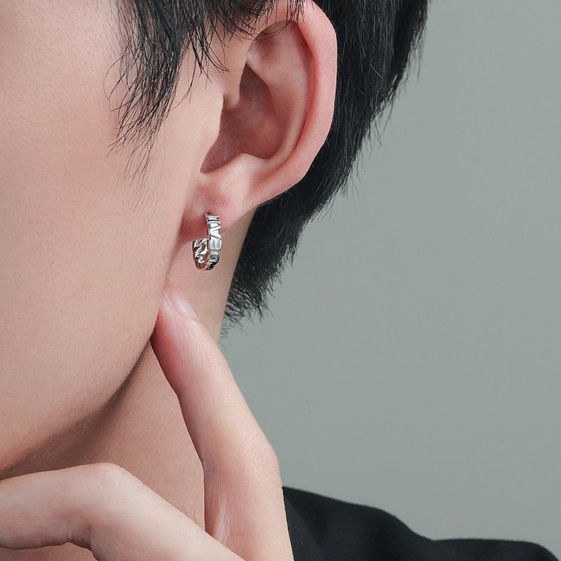 Jewelry One pairs New Trend Earrings Gothic Chrome Jewelry Spike Size ONE SIZE - 5 Thumbnail