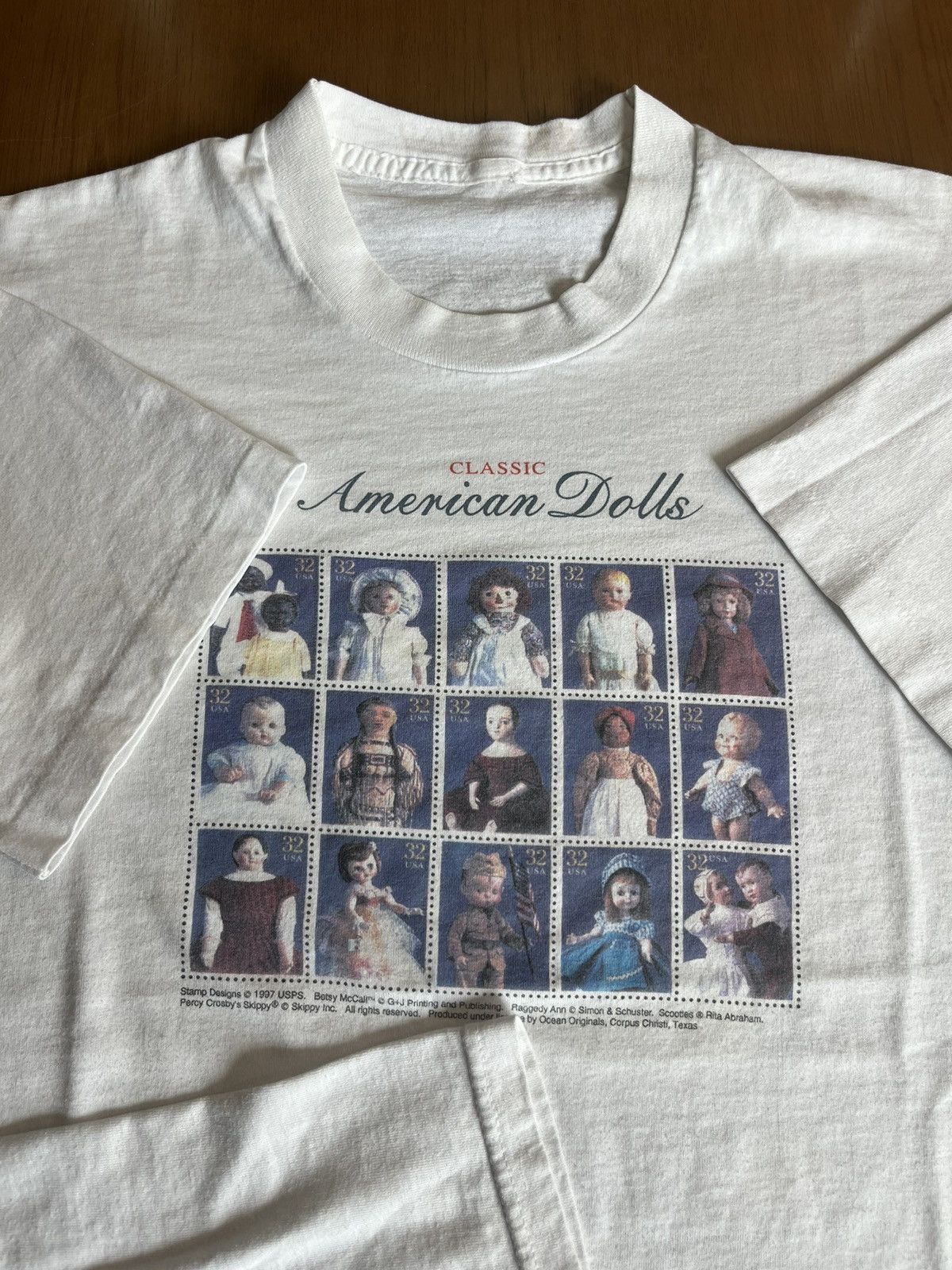 Vintage American Dolls Stamp Designs 1997’s Betsy McCall Tee