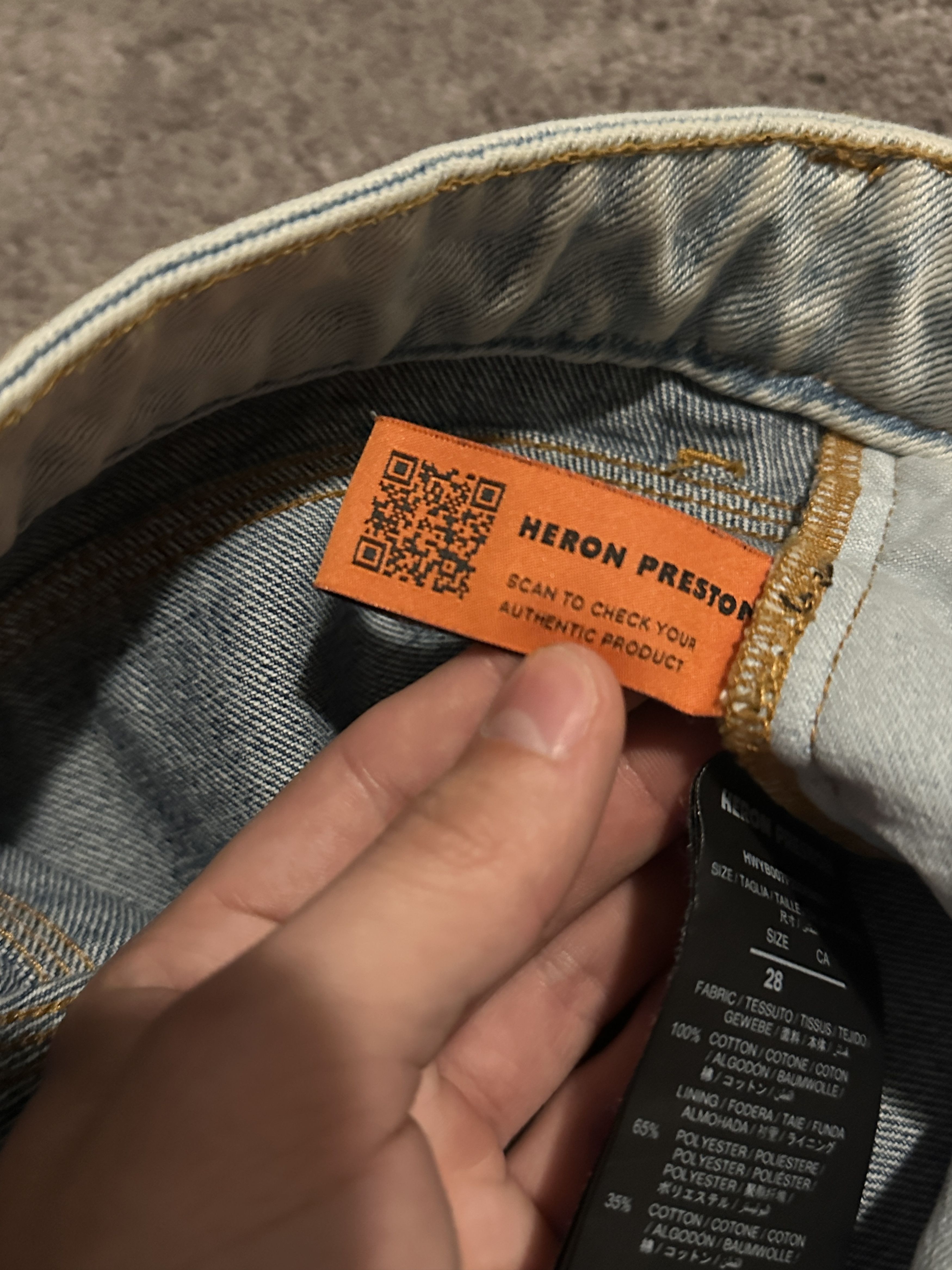 Heron Preston Inside out STFU jeans Size US 28 / EU 44 - 7 Thumbnail