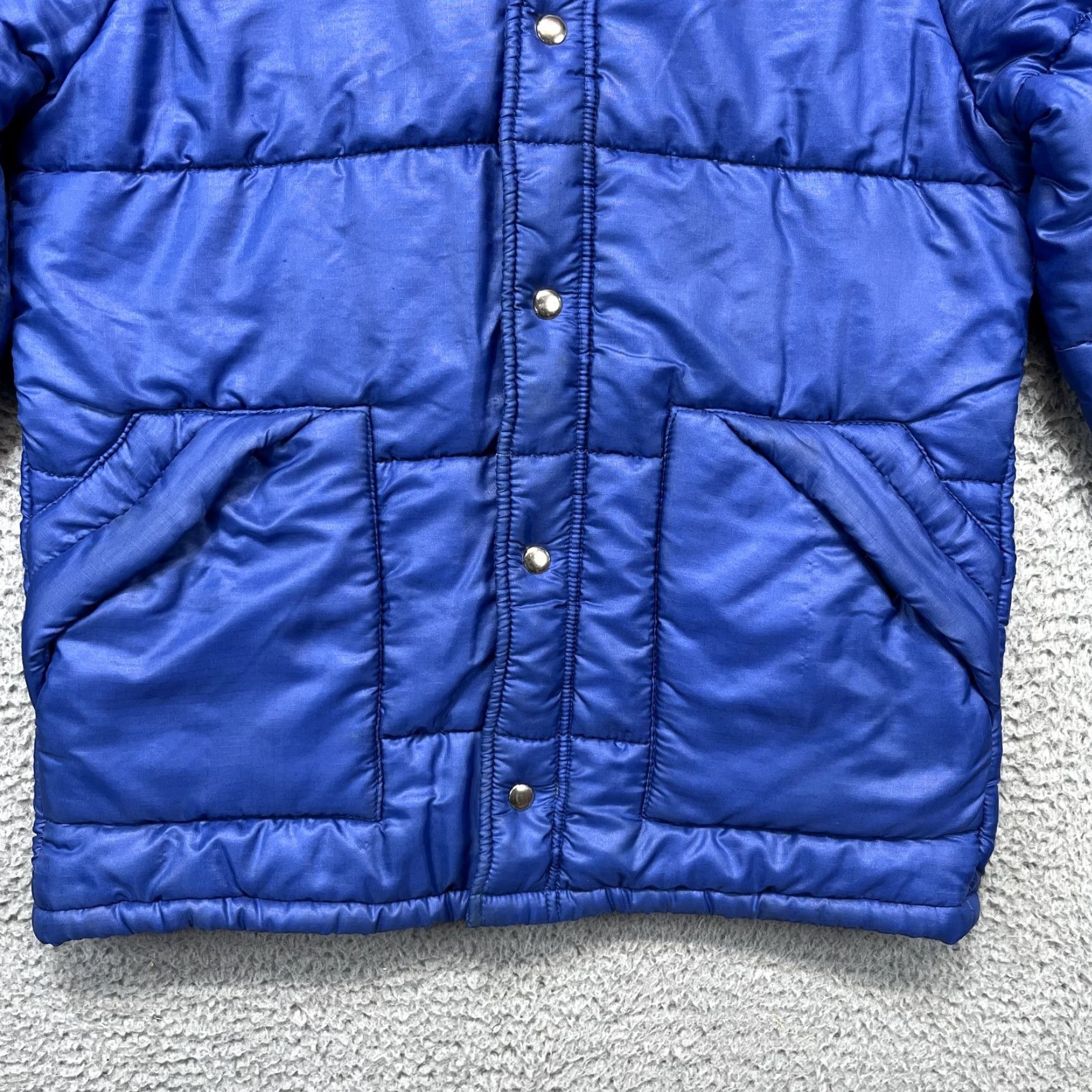Vintage VINTAGE Kmart Puffer Jacket Mens Large Blue Water Repellent Quilted Nylon 90s Size US L / EU 52-54 / 3 - 7 Thumbnail