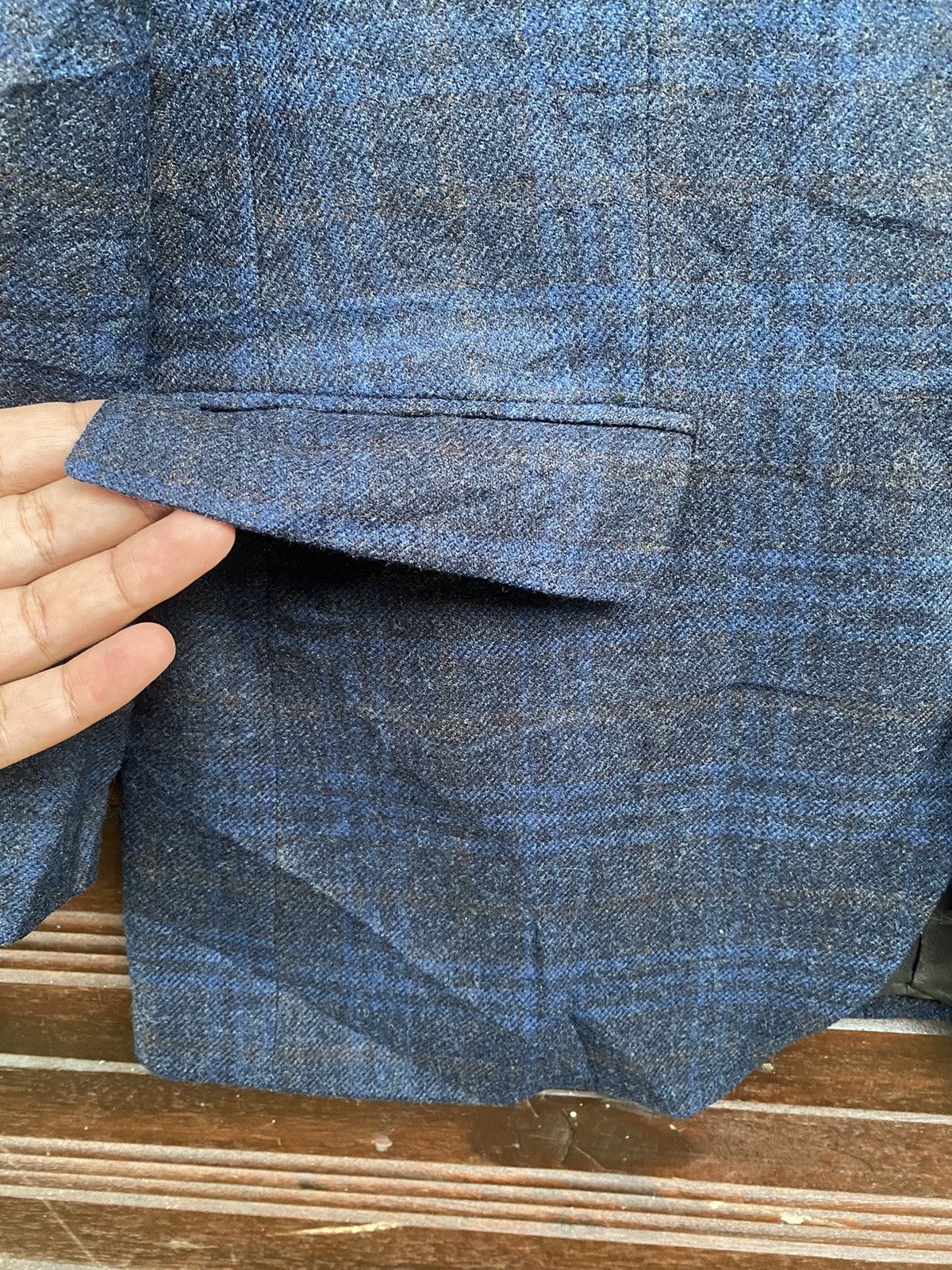 Designer × Kansai Yamamoto Kansai Yamamoto Wool Blazer Size 42R - 7 Thumbnail