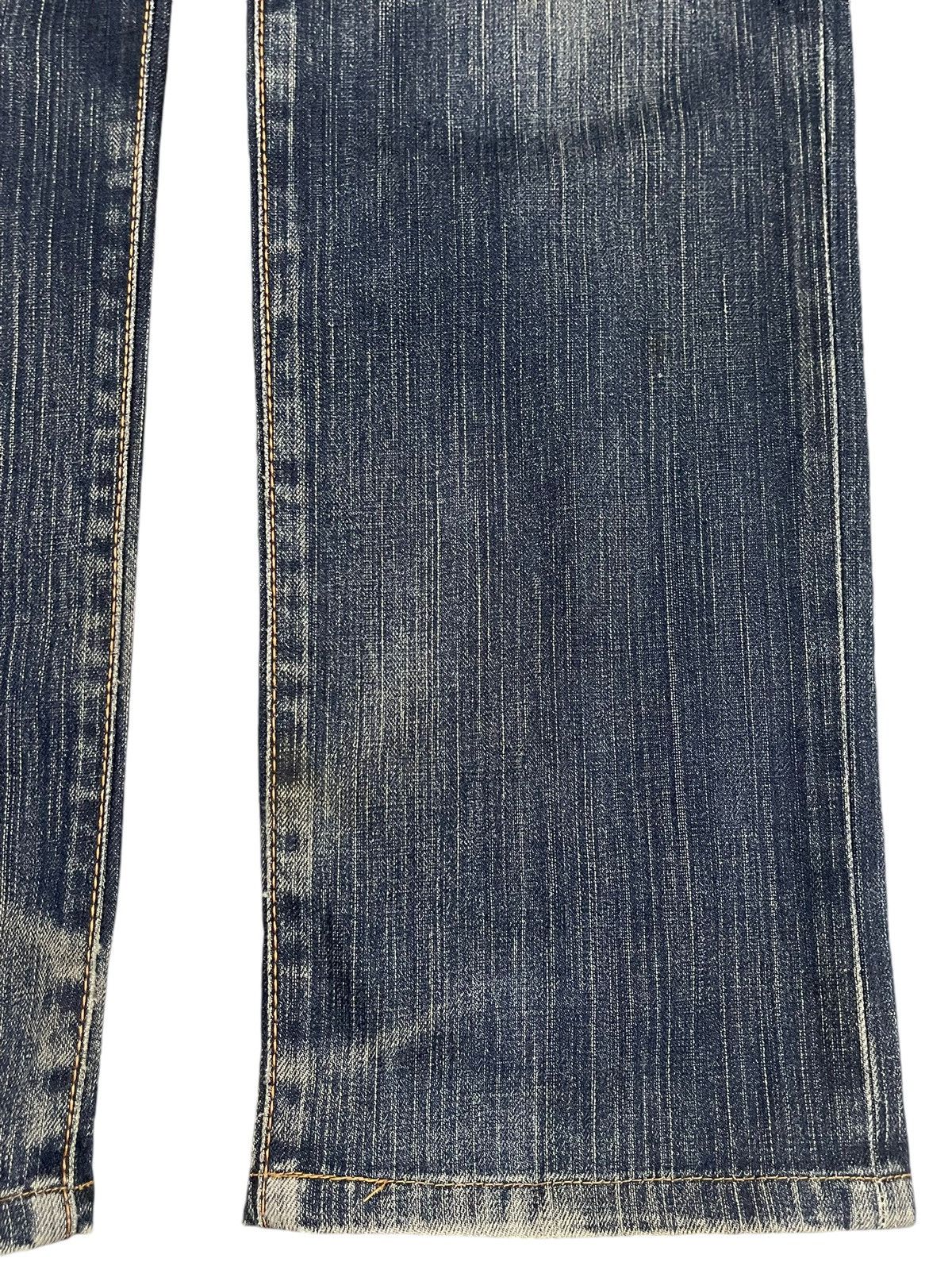 Edwin Vintage Japan Edwin 504 Blue Wash Style Distress Style Jeans Size US 32 / EU 48 - 8 Thumbnail