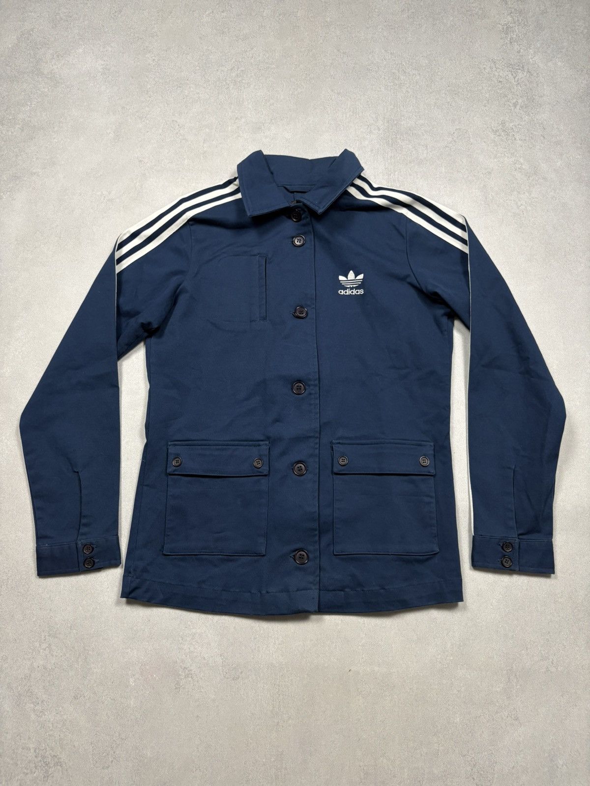 Adidas Adidas Originals Sample Worker Jacket Navy Coach Utility S Size US S / EU 44-46 / 1 - 2 Thumbnail