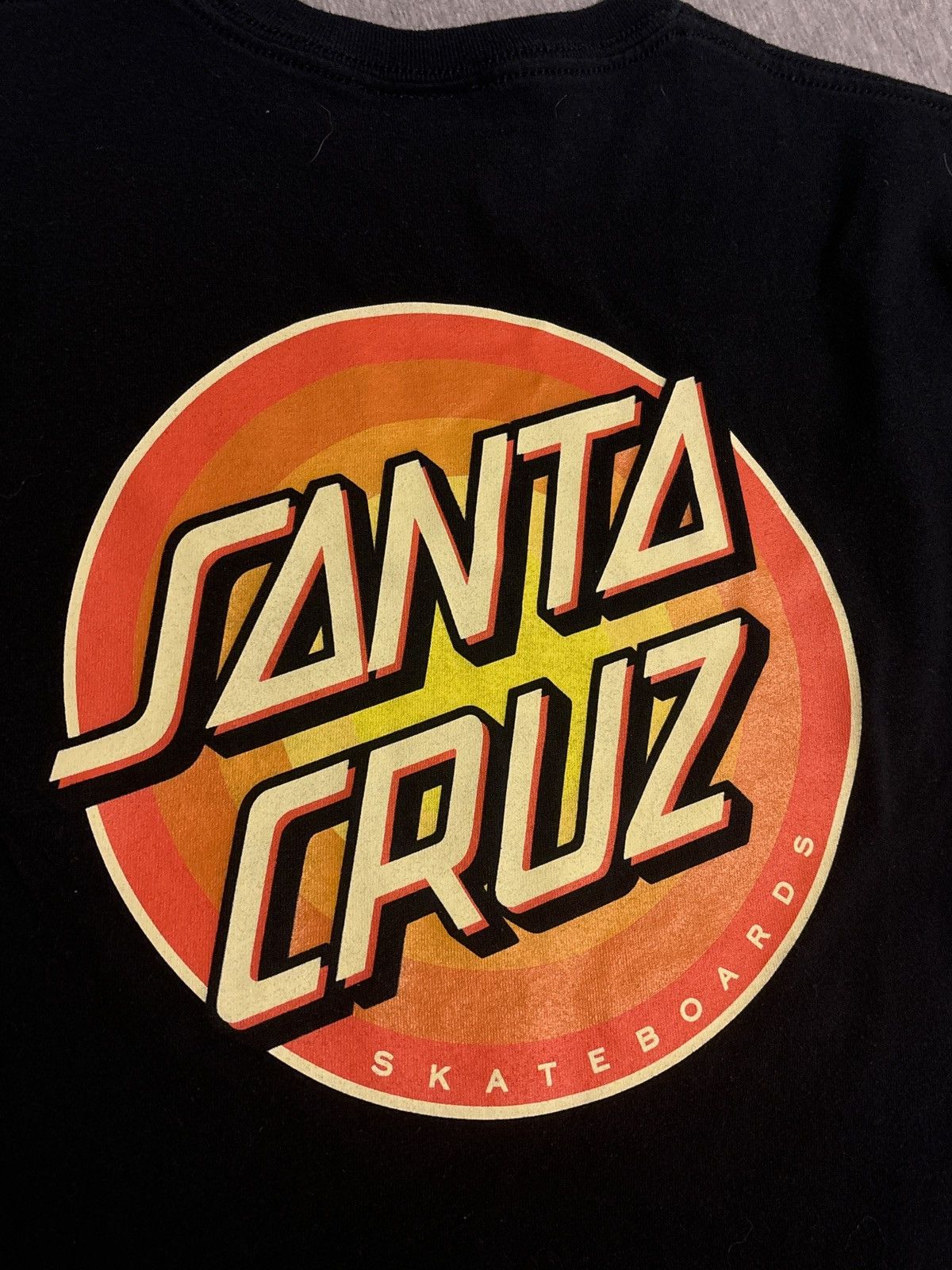 Santa Cruz Skateboards Santa cruz black graphic t-shirt Size US S / EU 44-46 / 1 - 4 Thumbnail