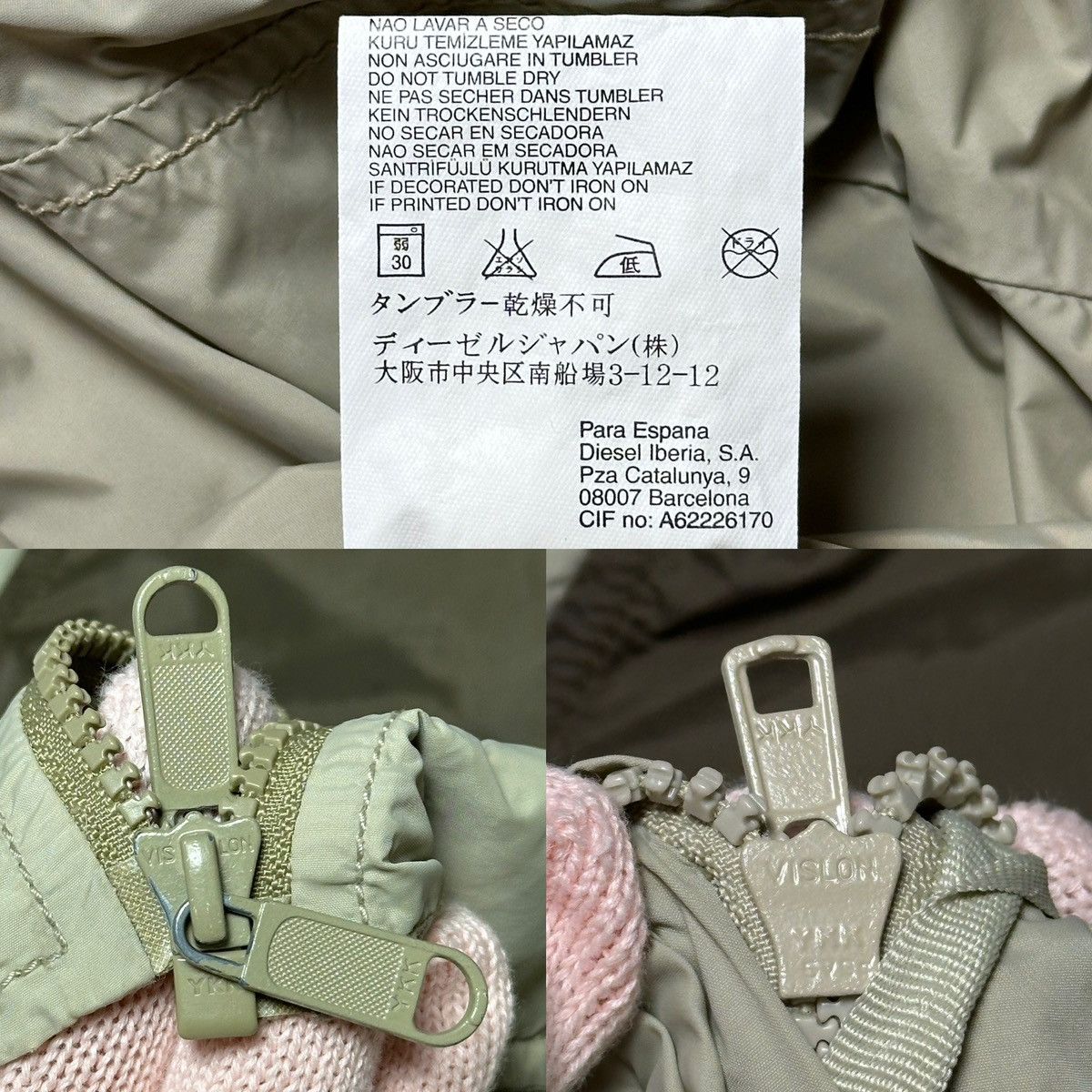 Diesel Vintage Diesel Reversible Bomber Jacket Size US L / EU 52-54 / 3 - 15 Thumbnail