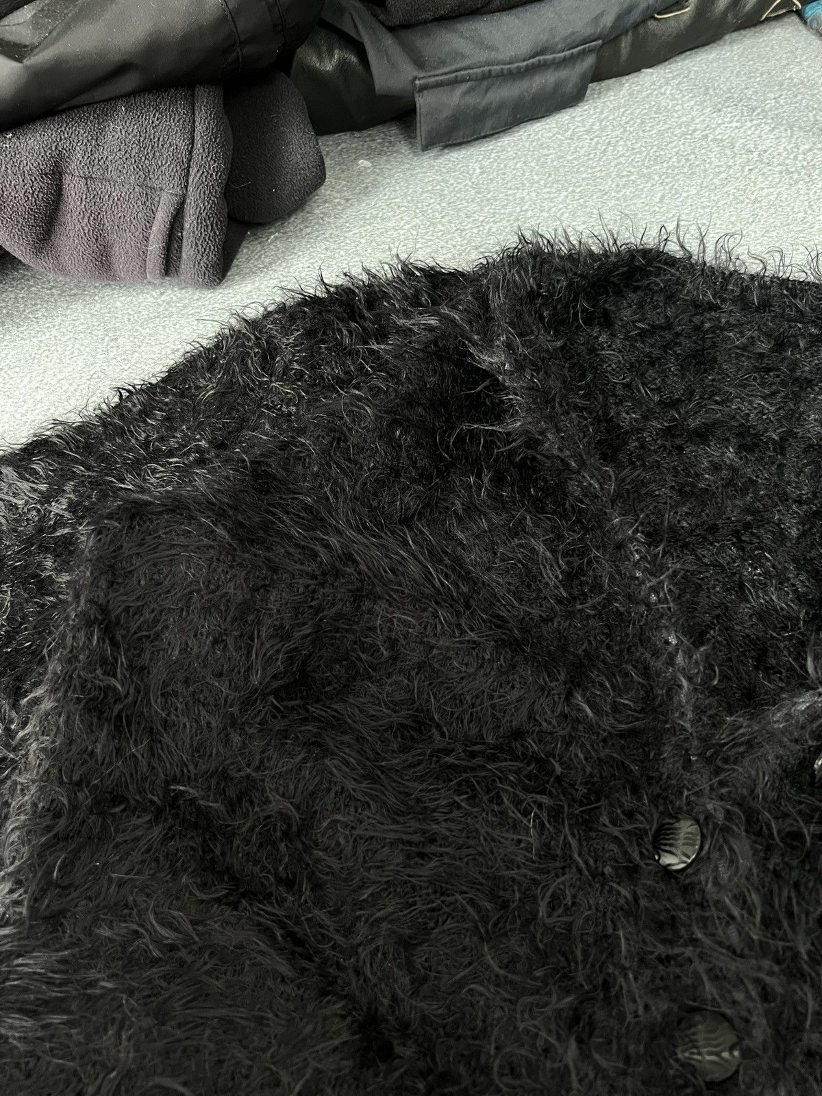 Japanese Brand Vintage Mohair Fuzzy Cardigan Black Sweater Japanese Y2k Size M / US 6-8 / IT 42-44 - 2 Thumbnail