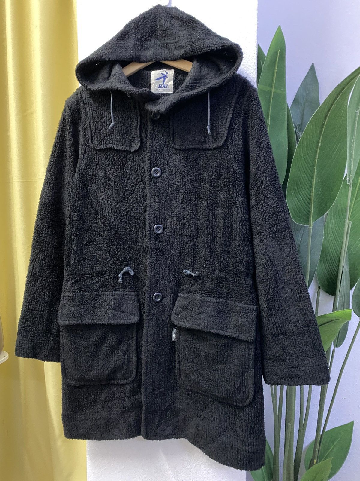 Hai Sporting Gear × Issey Miyake × Vintage Vintage Hai Sporting Gear Issey Miyake Fleece Jacket Size US M / EU 48-50 / 2 - 3 Thumbnail