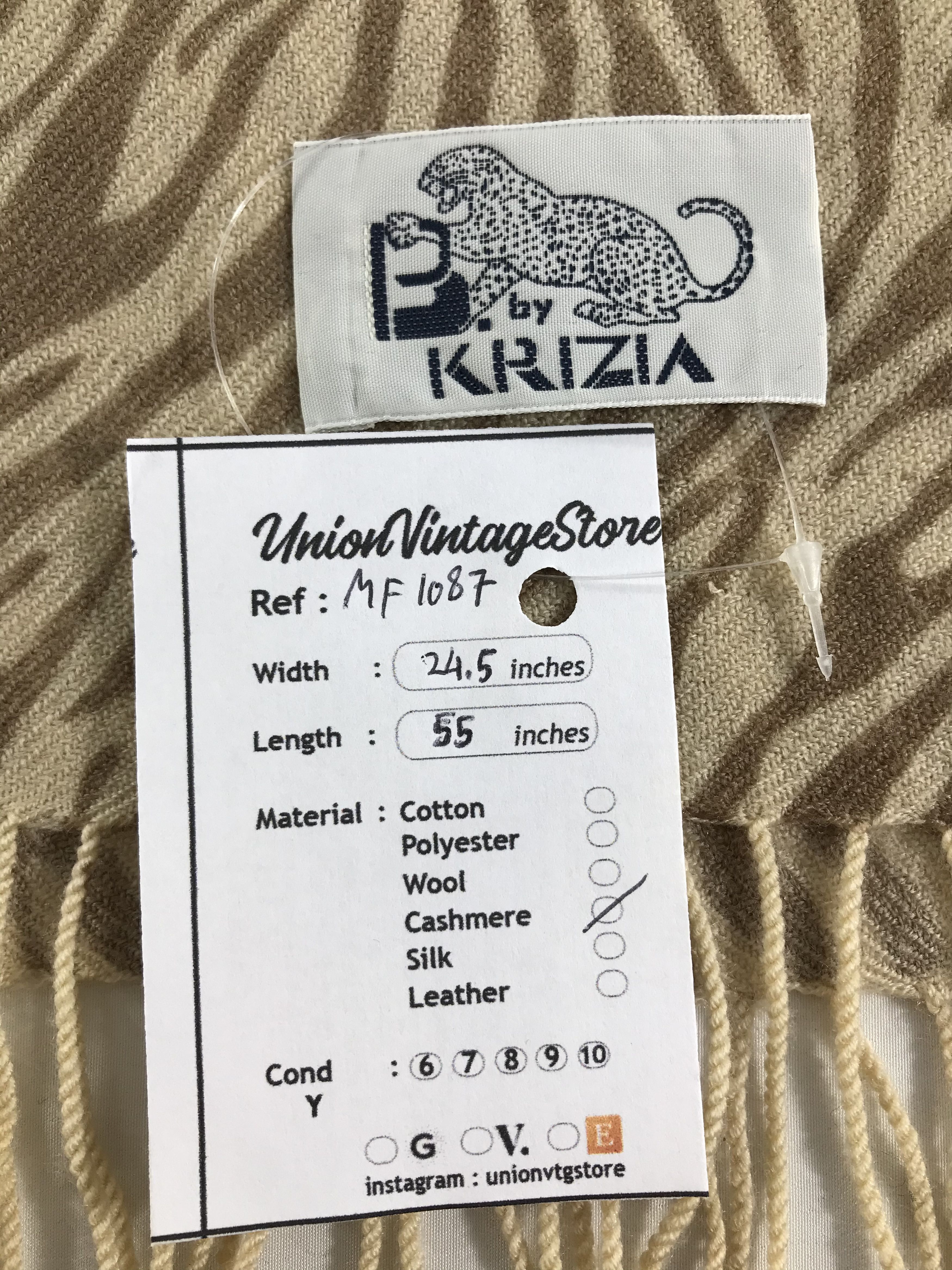 Krizia Uomo Vintage Krizia Scarf/Muffler/Neckwear MF1087 Size ONE SIZE - 4 Thumbnail