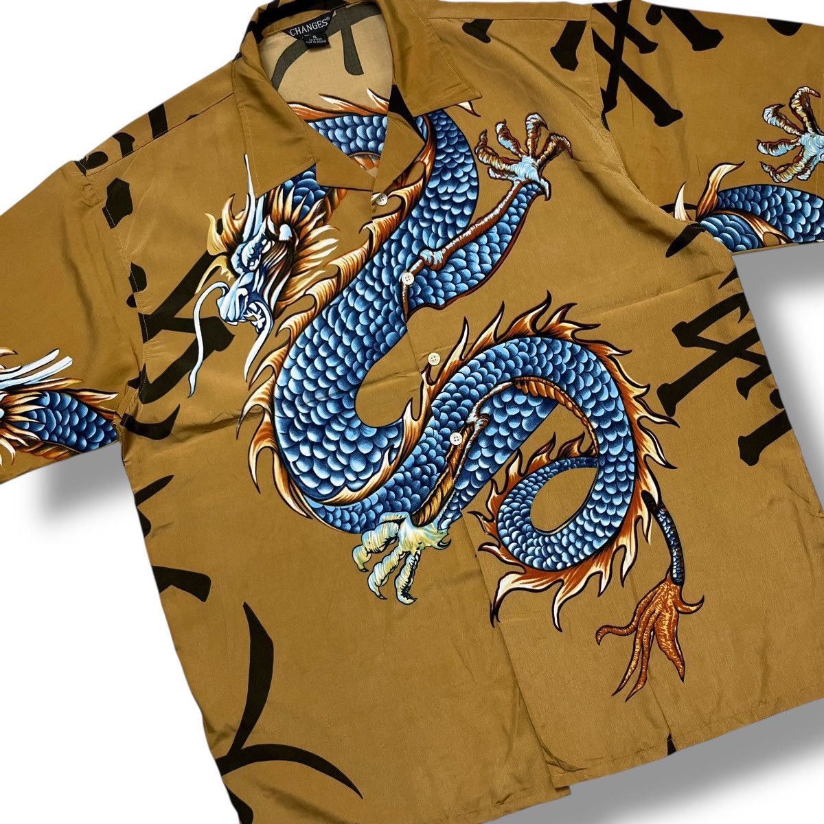 Changes 90s Style Changes sukajan open collar shirt Size US XL / EU 56 / 4 - 4 Thumbnail