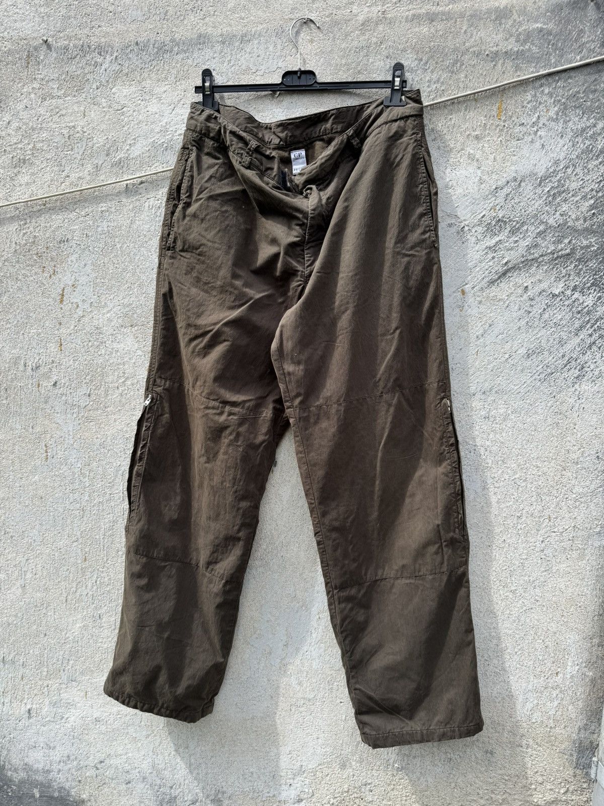 C.P. Company C.P. Company Archive Cargo Brown Nylon Trousers Relaxed Fit Size US 38 / EU 54 - 21 Thumbnail