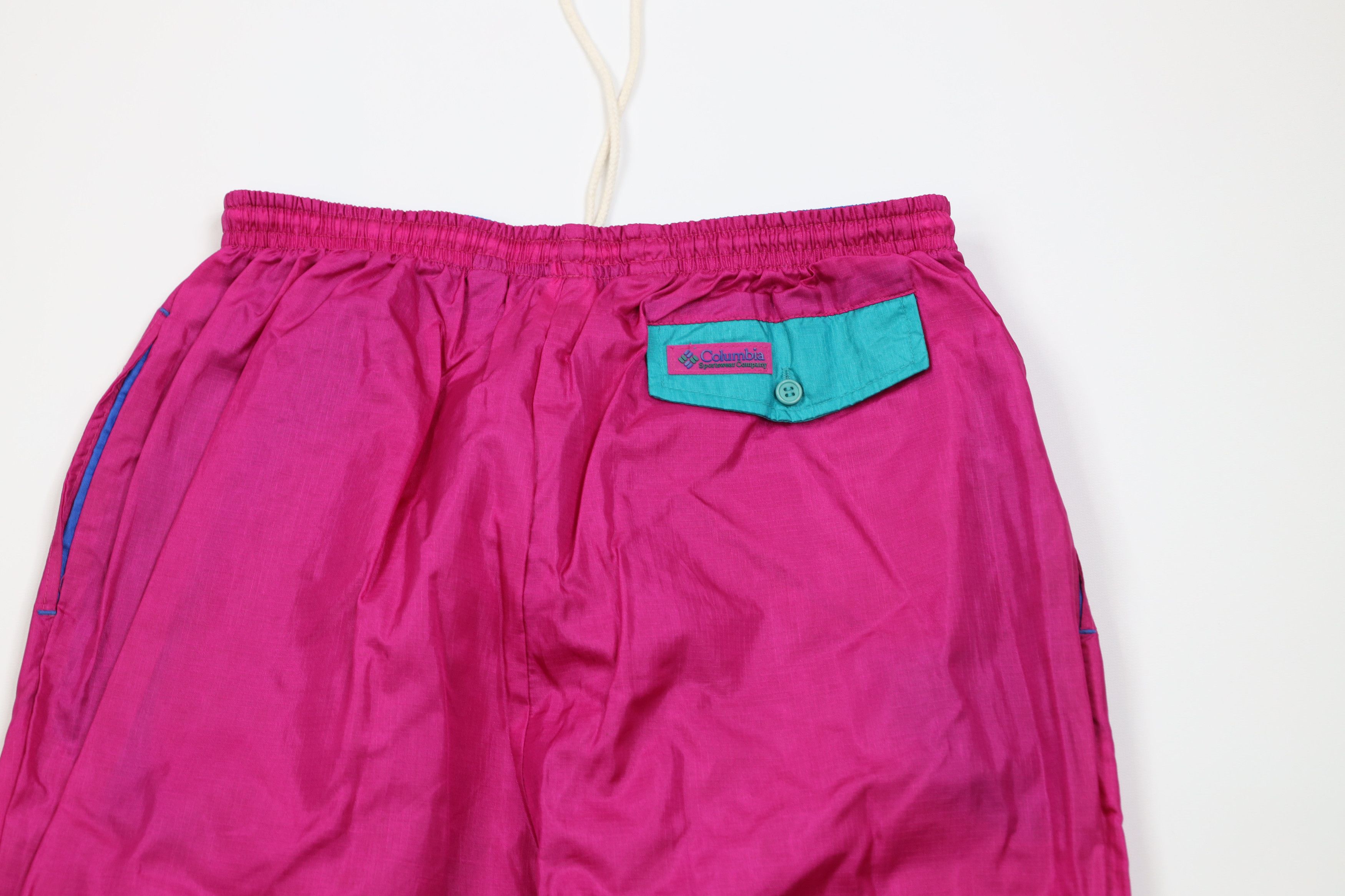 Columbia Vtg 80s 90s Columbia Ripstop Rain Windbreaker Joggers Pants Size 30" / US 8 / IT 44 - 11 Thumbnail