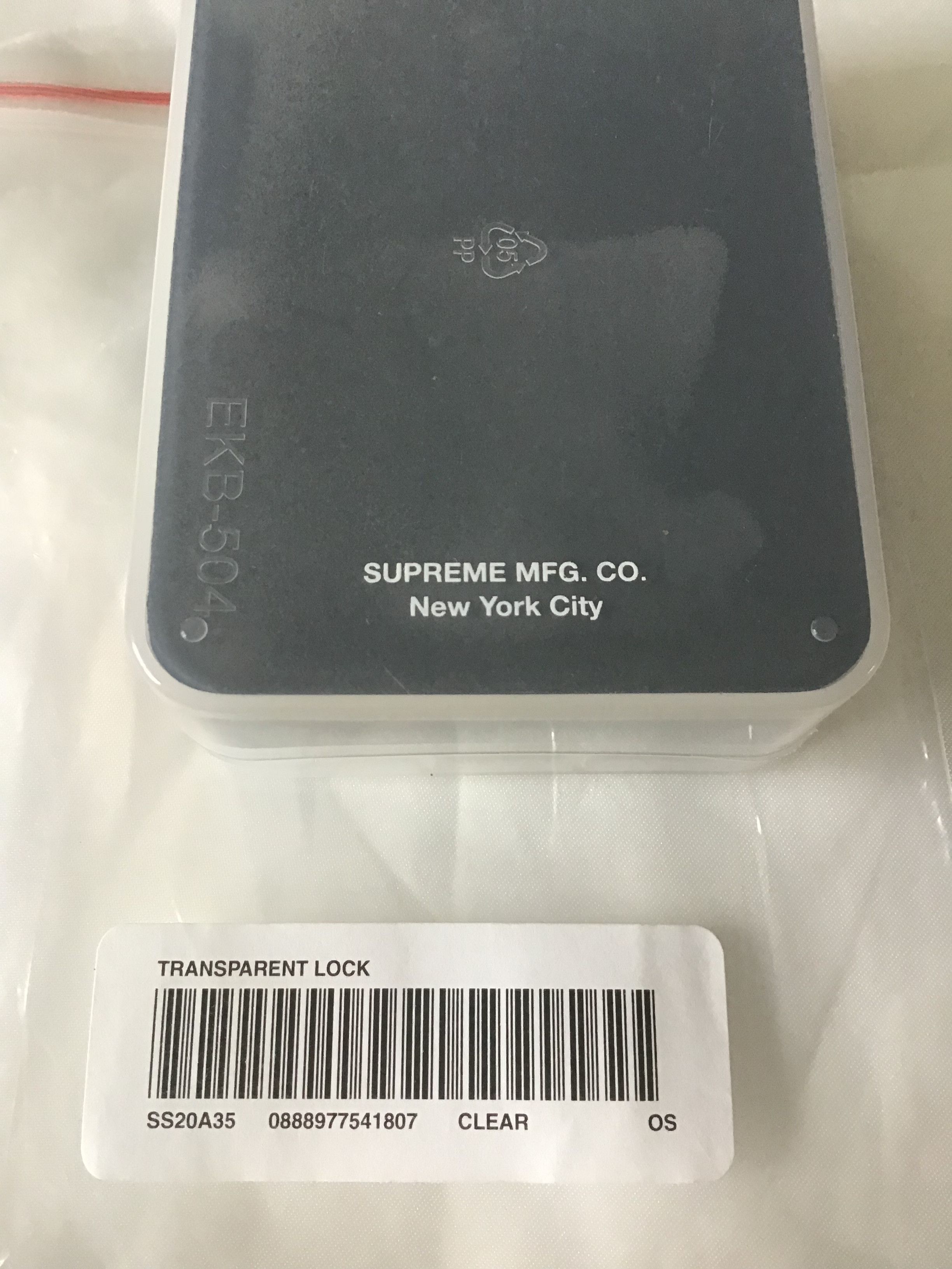 Supreme SUPREME Transparent Lock Size ONE SIZE - 5 Thumbnail