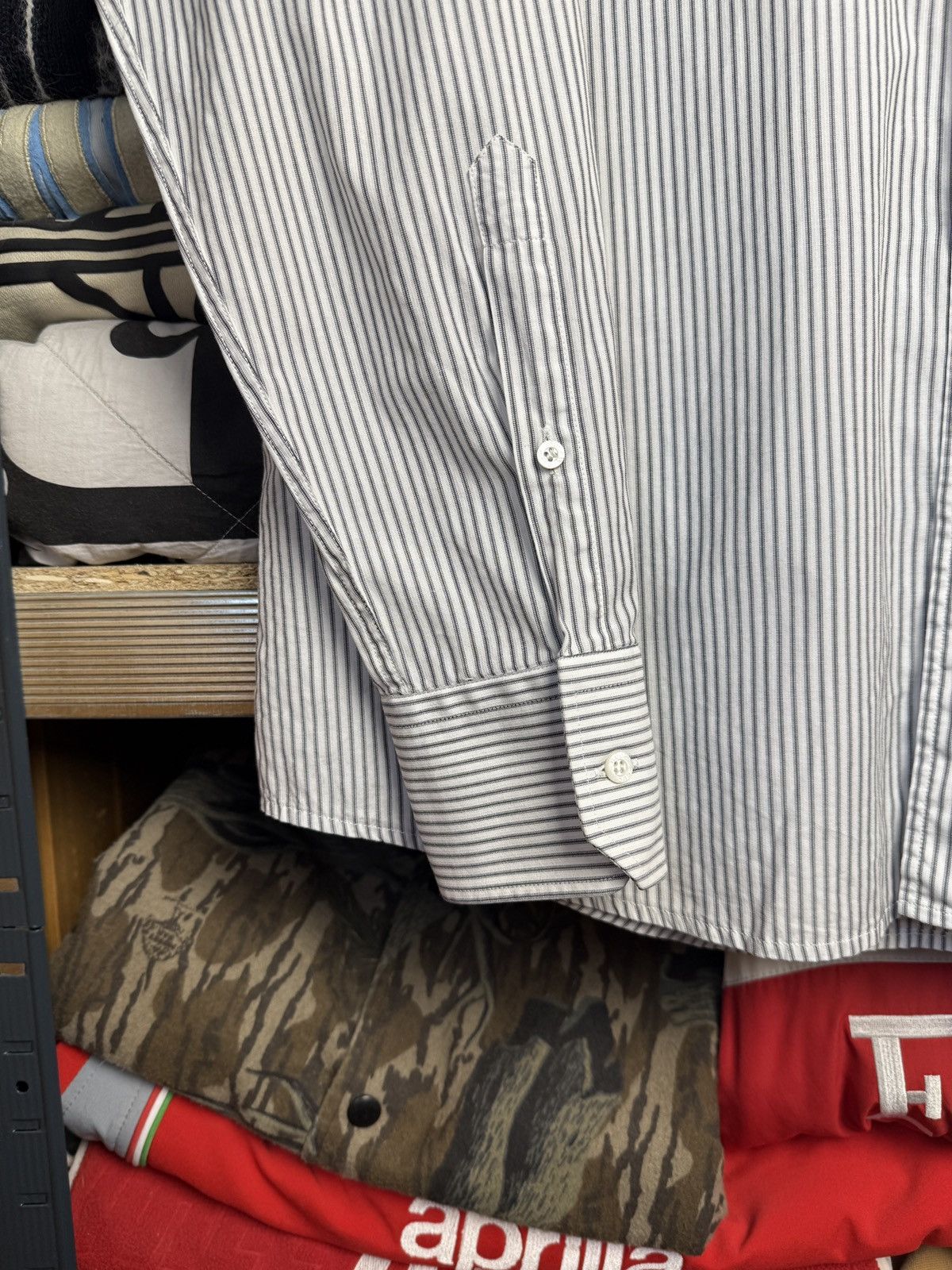 Gucci Gucci Striped Shirt Luxury Size US L / EU 52-54 / 3 - 4 Thumbnail