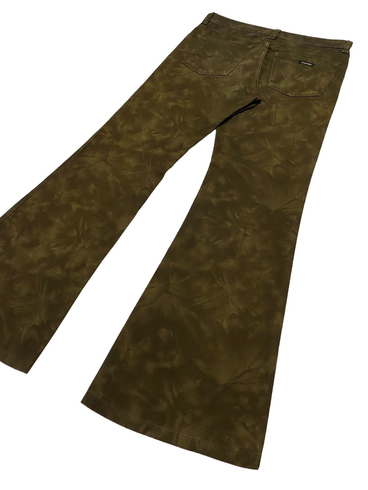 Tornado Mart Rare‼️Vintage Tornado Mart flare Brown Pants Size US 31 - 22 Thumbnail