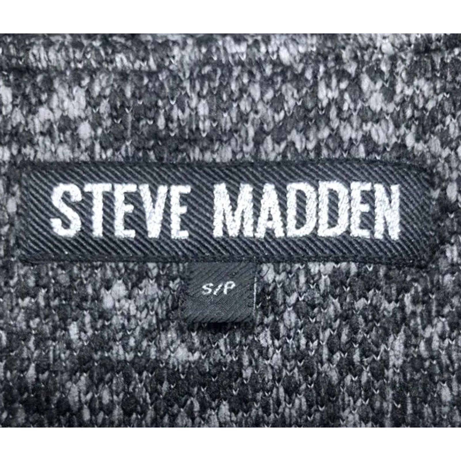 Steve Madden Steve Madden Gray Oversized Button-Up Winter Coat Women's Small Pea Coat Mens? No. Size S / US 4 / IT 40 - 6 Thumbnail