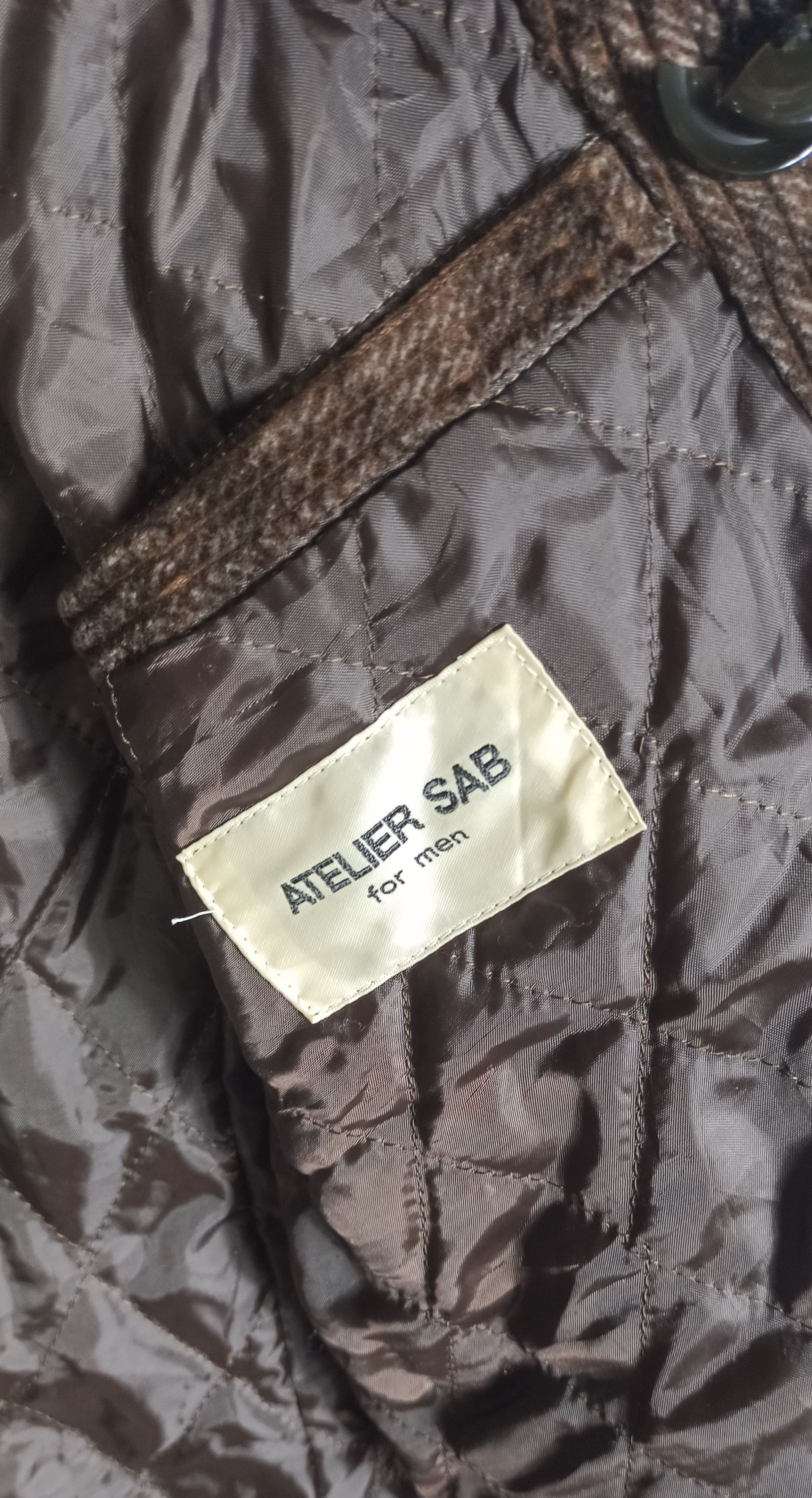 Japanese Brand Vintage 90s Atelier Sab For Men Half Coat Jacket Size US L / EU 52-54 / 3 - 13 Thumbnail