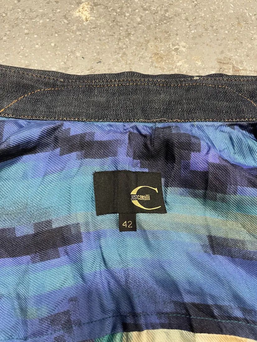Just Cavalli × Vintage SS2001 Cavalli Pixelized Art Shirt Size US S / EU 44-46 / 1 - 5 Thumbnail