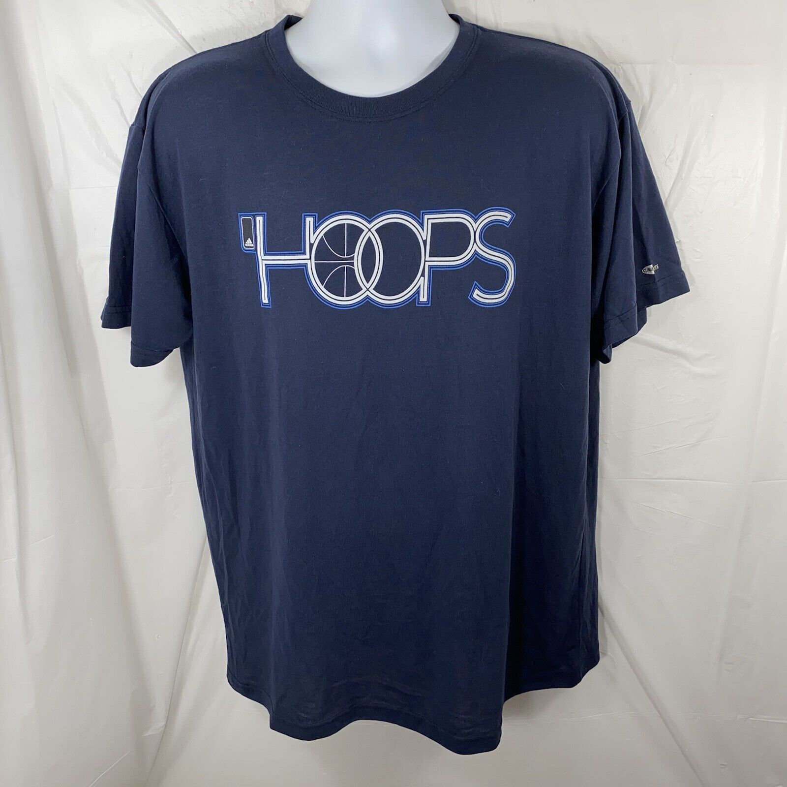 Adidas Adidas Hoops Basketball Short Sleeve Graphic T Shirt Size US L / EU 52-54 / 3 - 1 Thumbnail