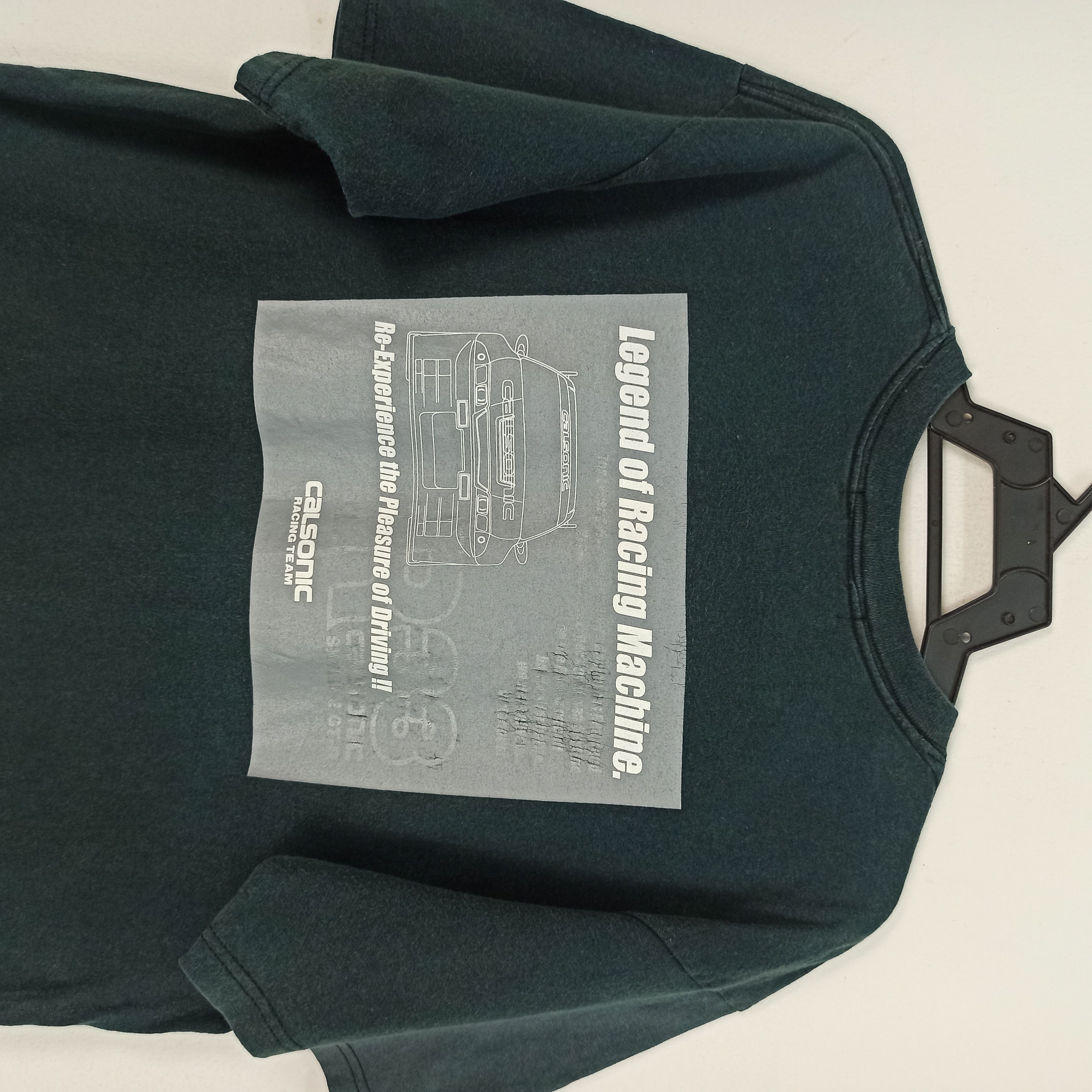 Vintage Rare Calsonic Racing Team "Legend of racing Machine" Tshirt Size US L / EU 52-54 / 3 - 2 Thumbnail
