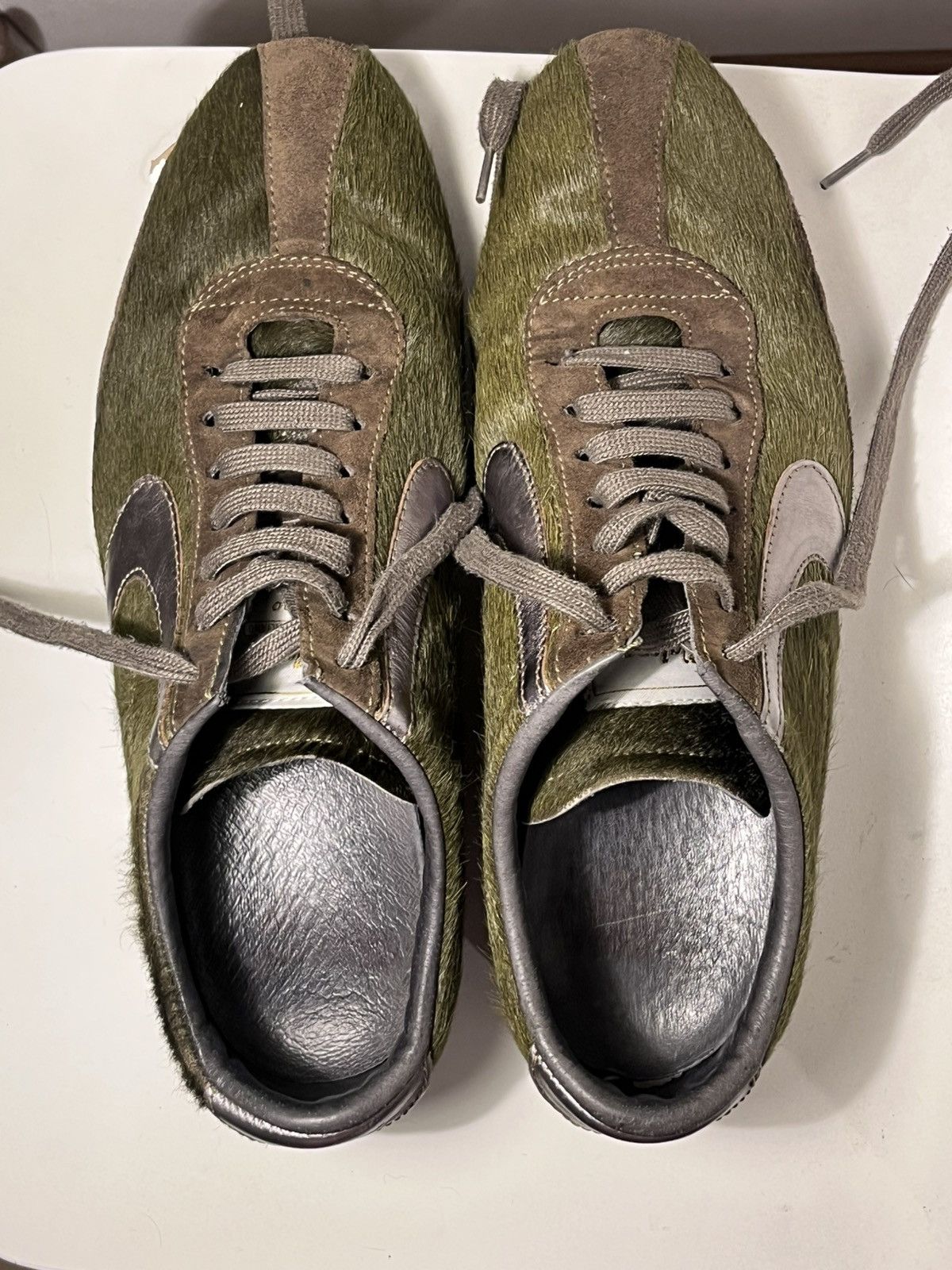 Other Valsport 1920 Italian Green Pony Hair Sneakers Size US 8 / EU 41 - 11 Thumbnail
