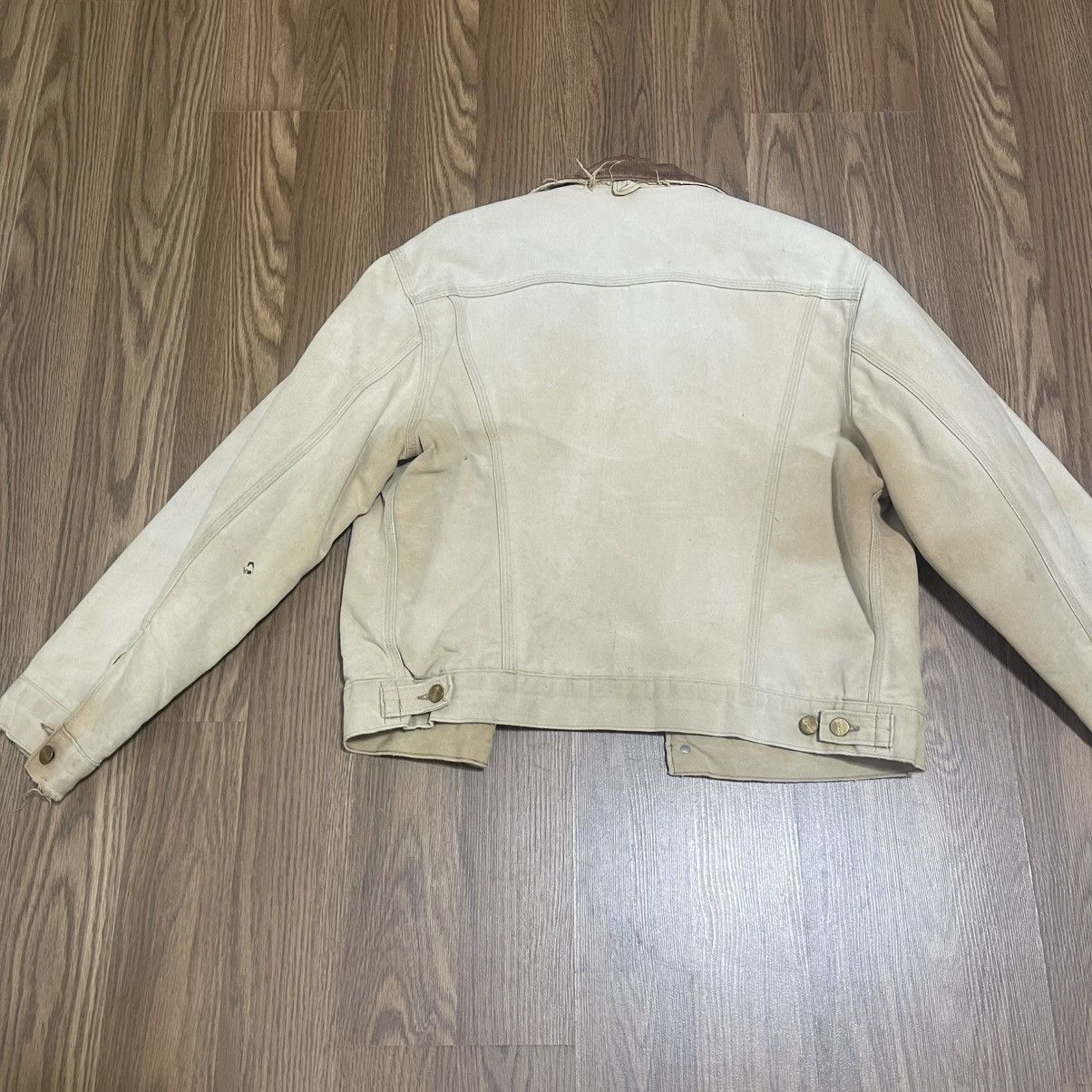 Carhartt × Vintage Vintage Carhartt Lined Trucker Jacket Size US M / EU 48-50 / 2 - 2 Thumbnail