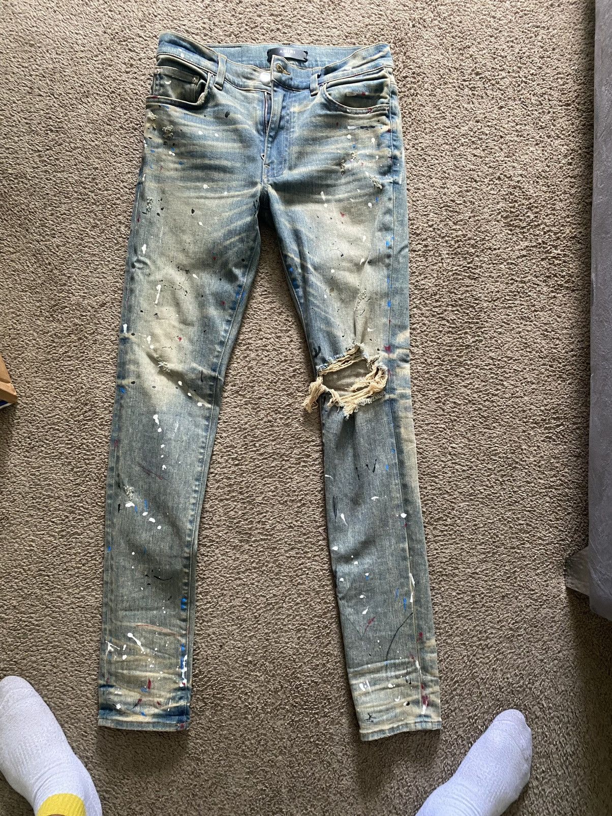 Amiri Amiri paint splatter jeans Size US 31 - 2 Thumbnail