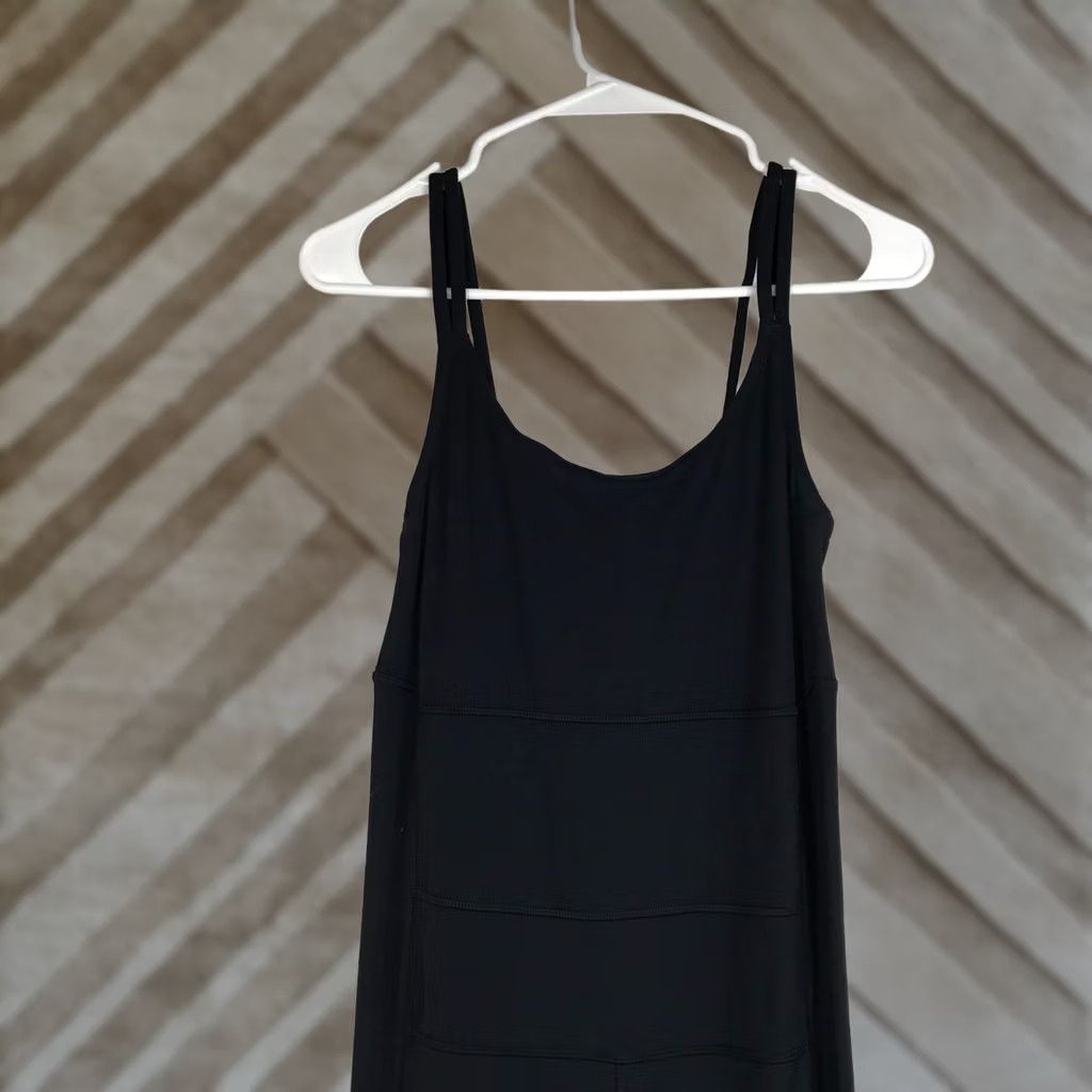 Vintage GAME Women's XS BLACK SPAGHETTI STRAP JUMPSUIT (One-Piece) Size 26" / US 2 / IT 38 - 1 Thumbnail