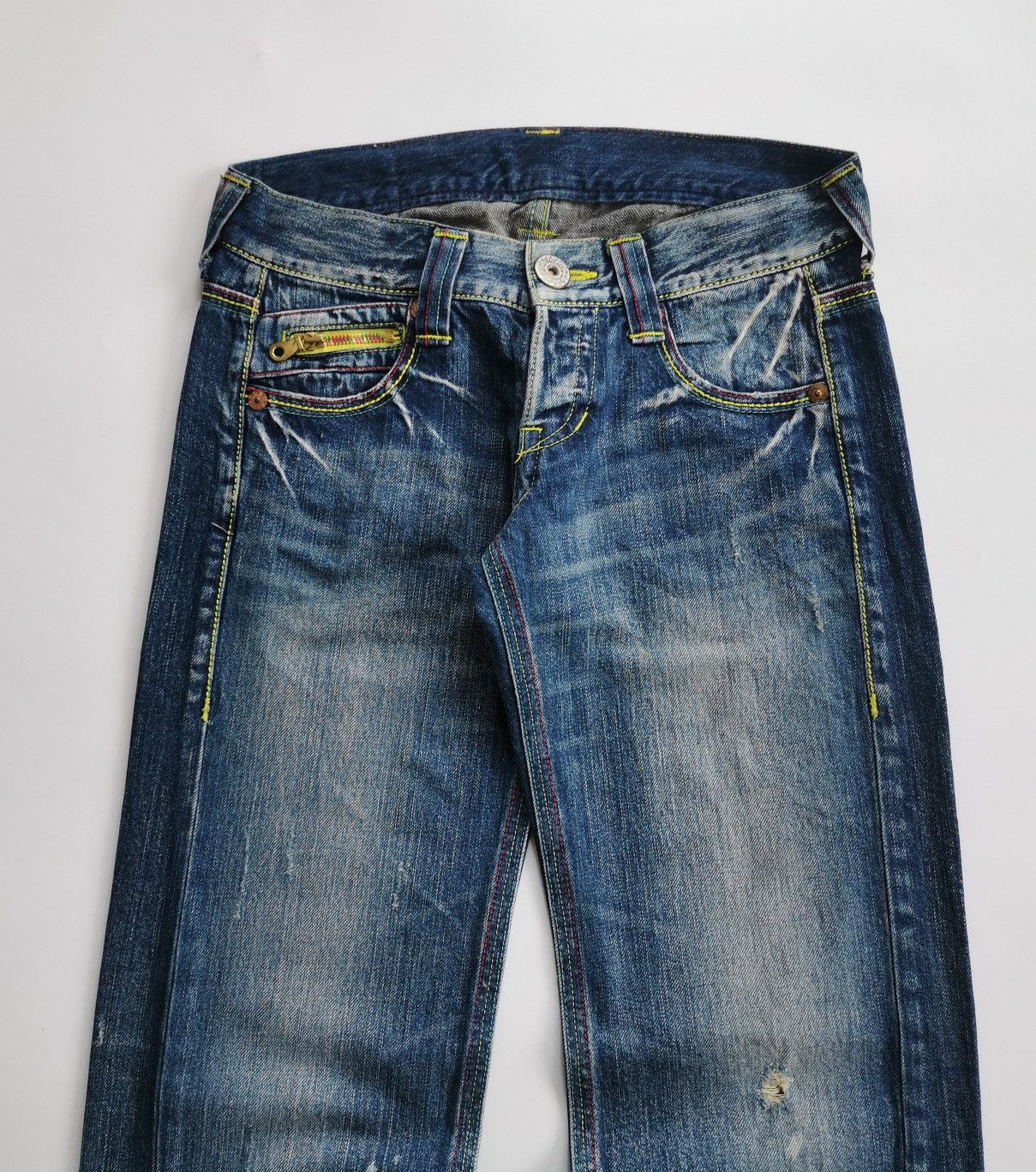 Japanese Brand EXIV Co Ltd Japan Denim Jeans Size US 28 / EU 44 - 2 Thumbnail