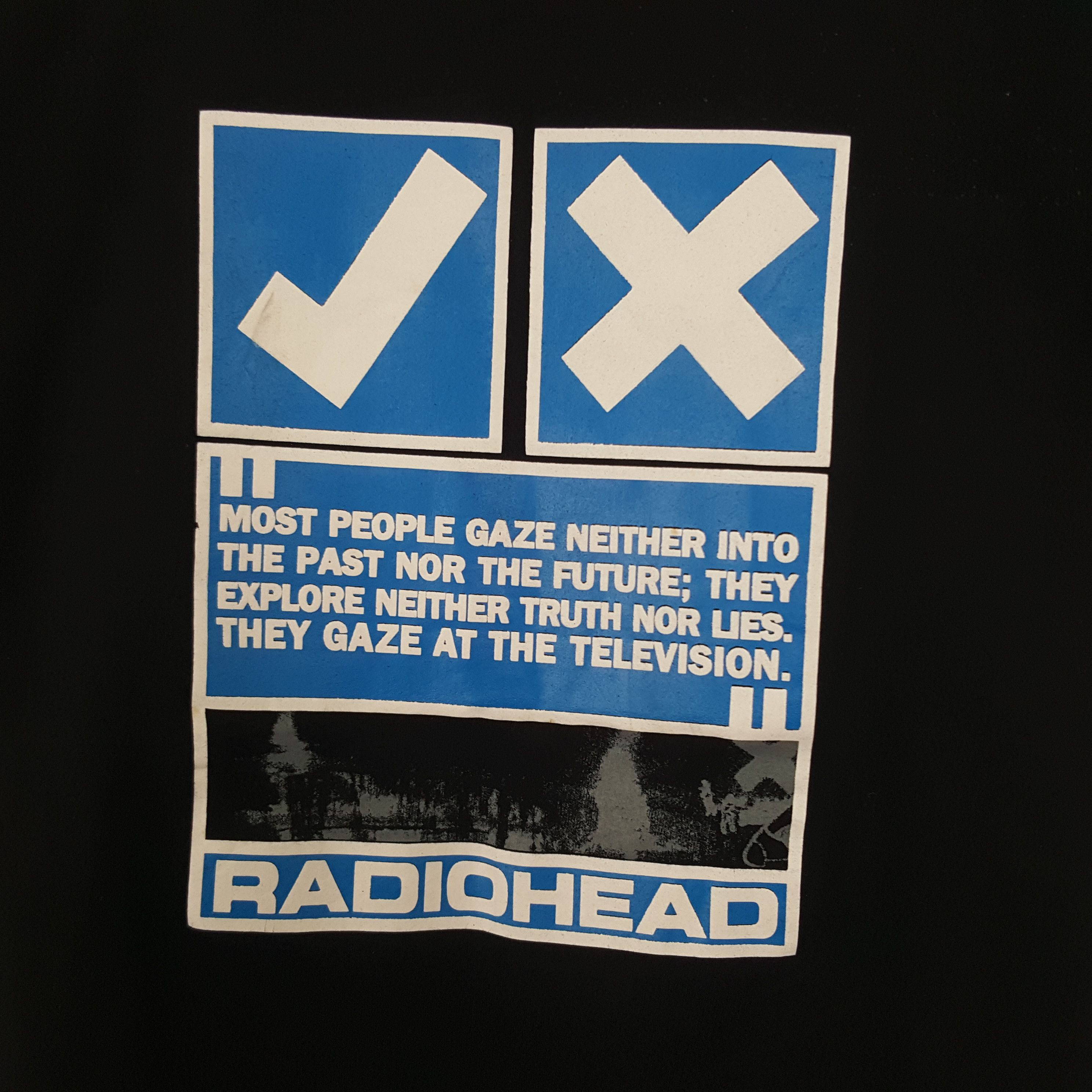 Band Tees × Vintage Vintage Radiohead American Rock Tshirt Size US S / EU 44-46 / 1 - 2 Thumbnail