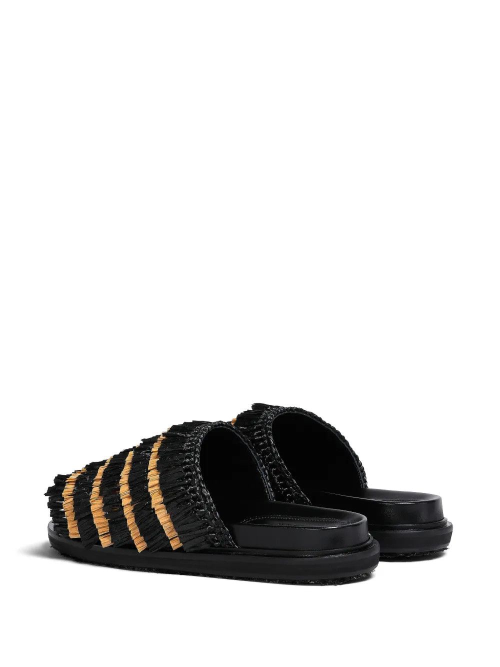 Marni o1y1025 Slippers in Black/Beige Size US 6 / IT 36 - 3 Thumbnail