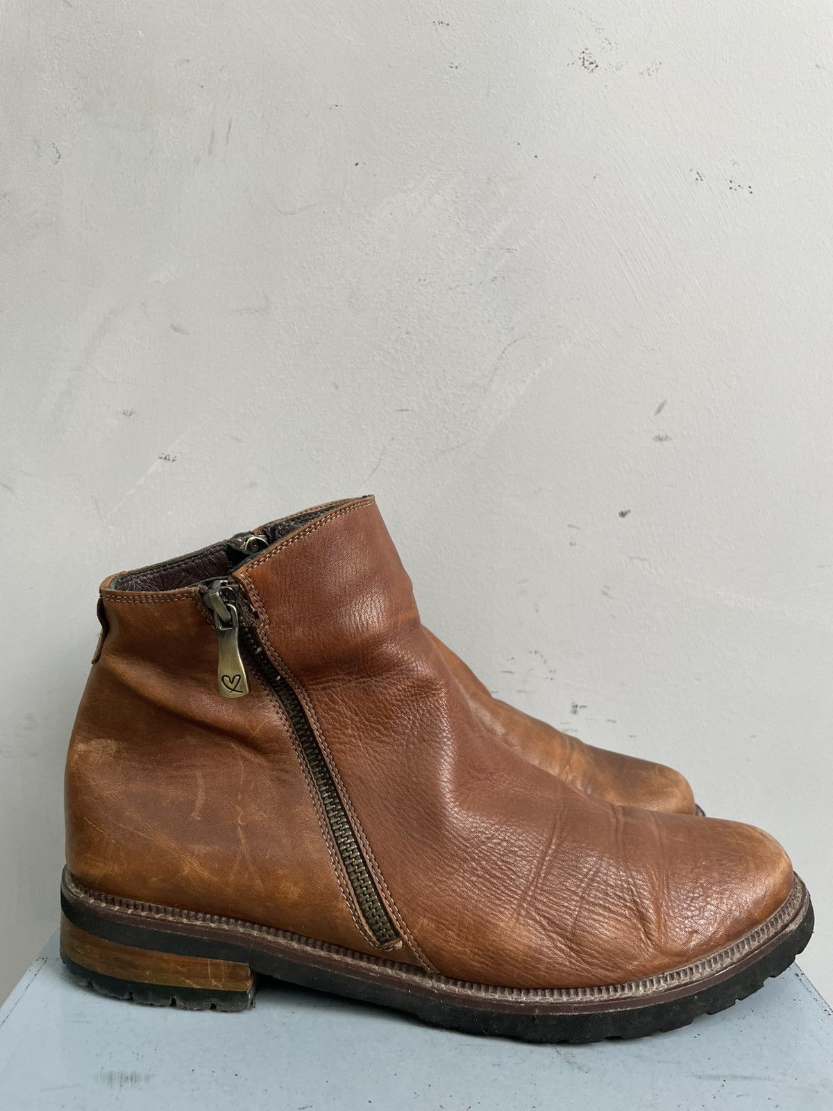 A.S.98 A.S. 98 style zipper ankle moto distressed boots Size US 9 / EU 42 - 7 Thumbnail