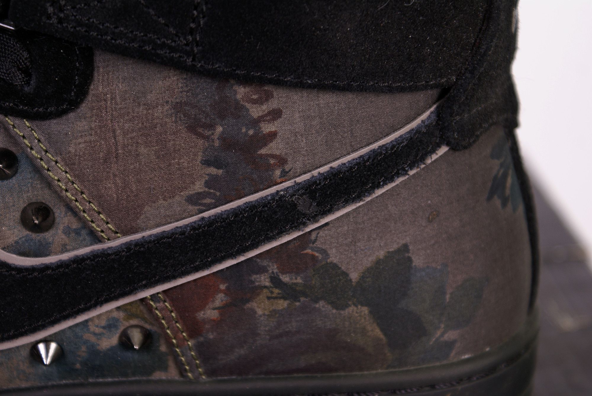 Nike 2007 Nike Air Force 1 Premium '07 FLORAL BLACK PINK Cerise Size US 10 / EU 43 - 5 Thumbnail