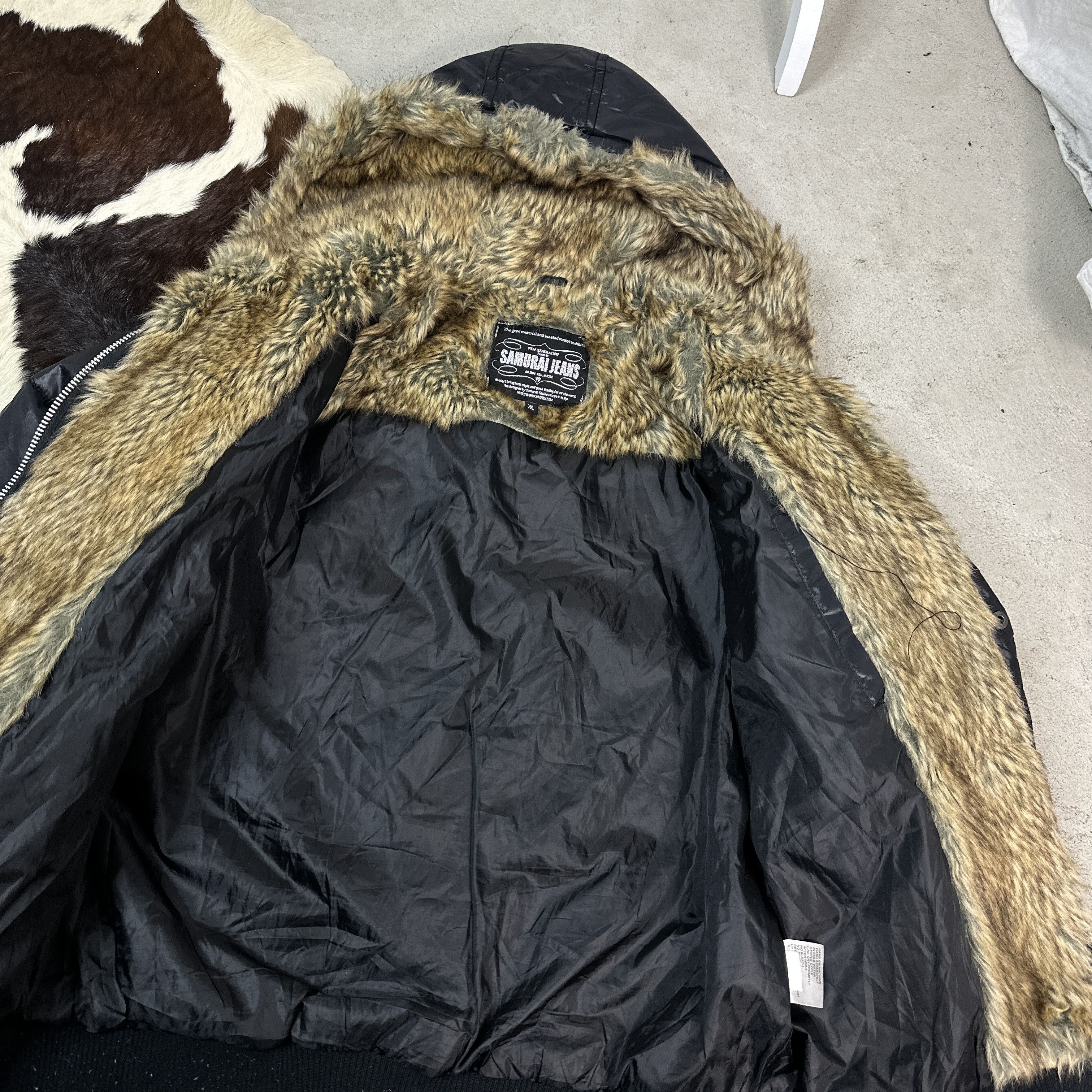 Samurai Jeans × Vintage Vintage Samurai Jeans Faux-Fur Jacket Size US M / EU 48-50 / 2 - 4 Thumbnail