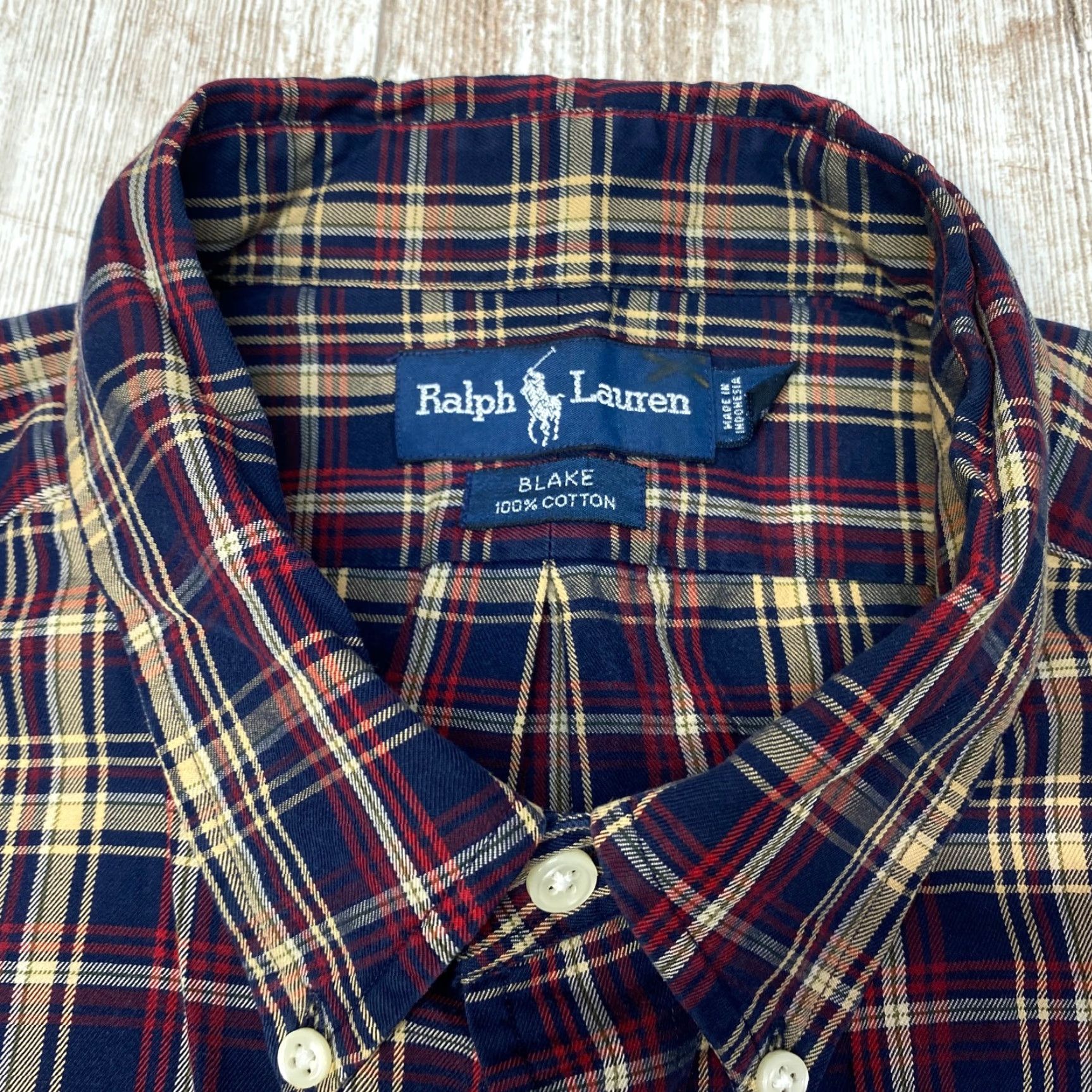 Ralph Lauren Ralph Lauren Blake Plaid Shirt Long Sleeve Button Up Mens 2XL 100% Cotton 7409 Size US XXL / EU 58 / 5 - 7 Thumbnail