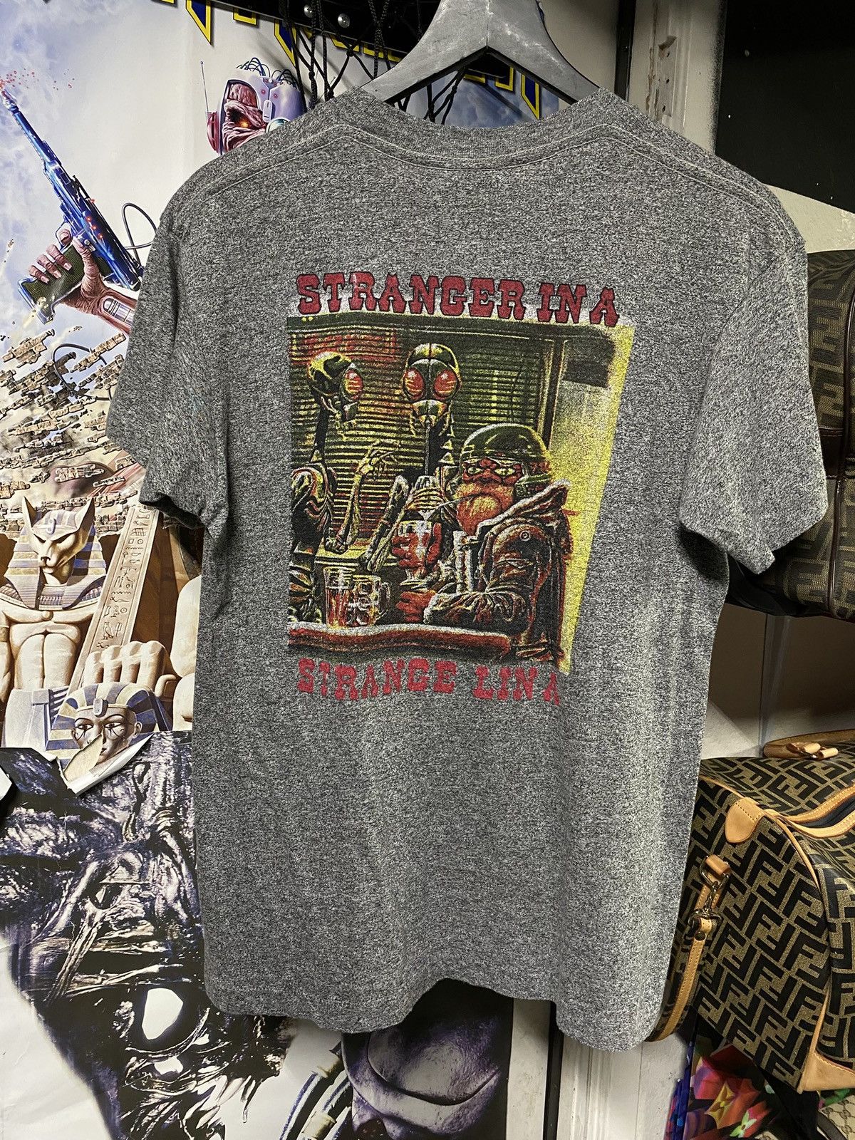Vintage Vintage 90’s Iron Maiden Band T-Shirt Single Stitch Medium Size US M / EU 48-50 / 2 - 2 Thumbnail