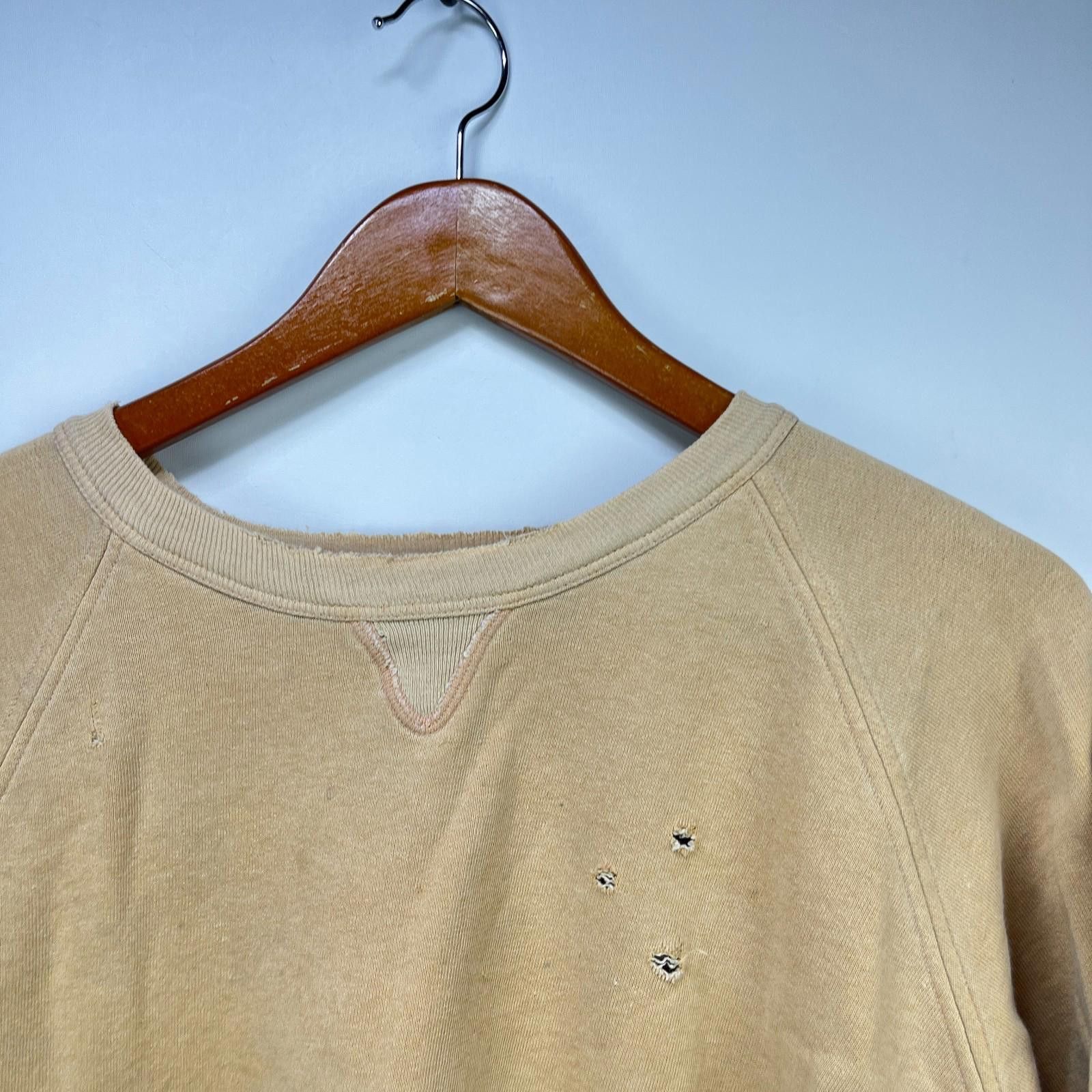 Vintage Vintage 80s Sun Faded Raglan Sweatshirt Medium Thrashed Size US M / EU 48-50 / 2 - 3 Thumbnail