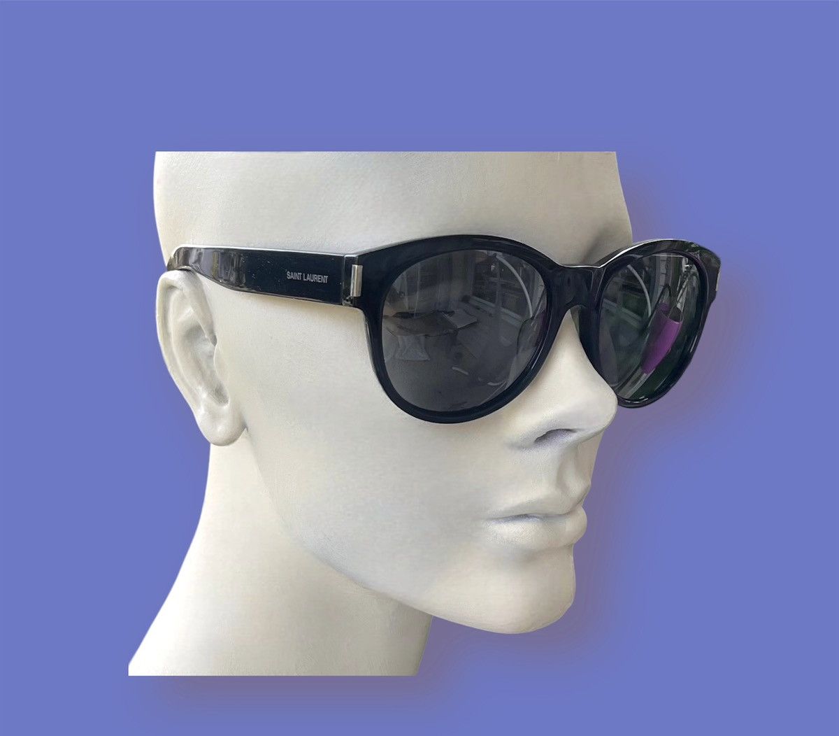 Saint Laurent Paris Saint Laurent Black Cat Eye SL 67 Black Women’s Sunglasses Size ONE SIZE - 2 Thumbnail