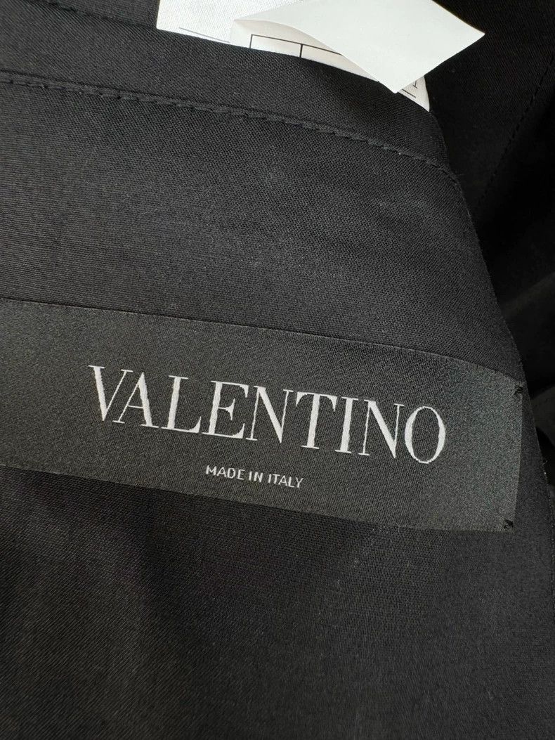 Valentino Valentino Black butterfly embroidered trench coat jacket Size M / US 6-8 / IT 42-44 - 5 Thumbnail
