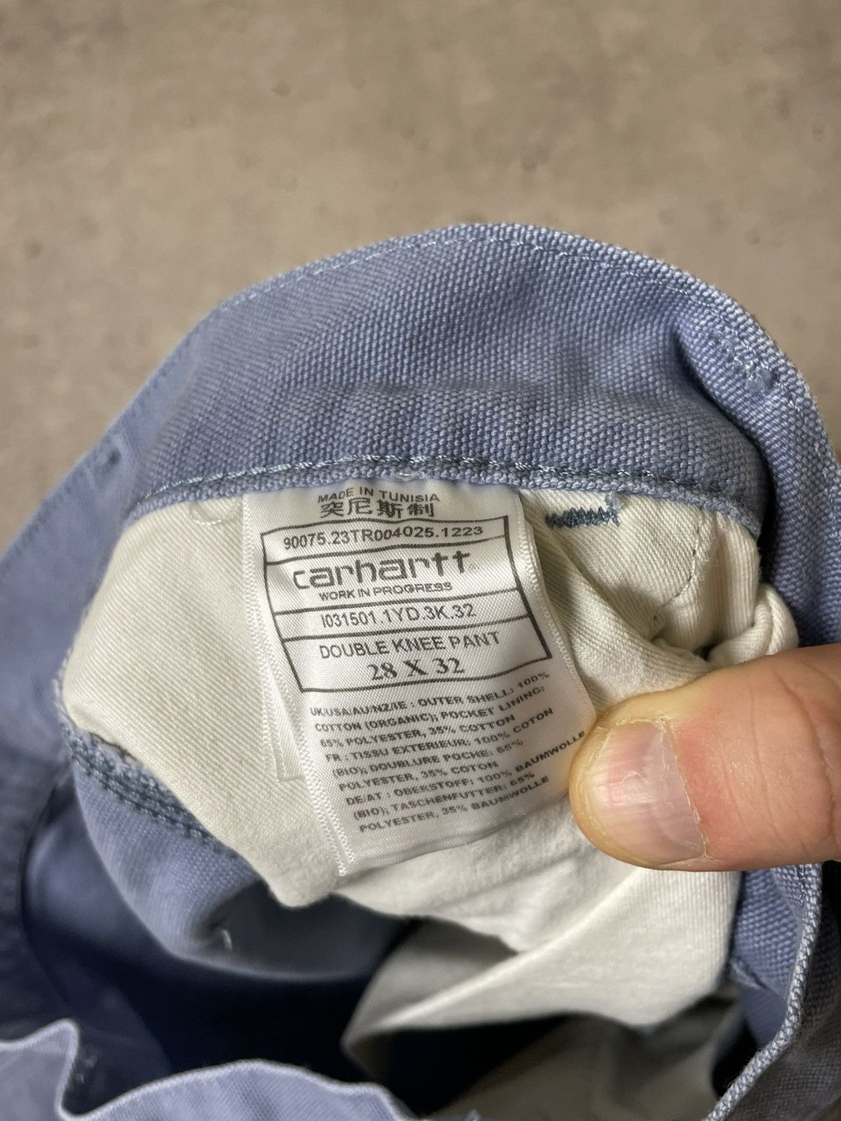 Carhartt Vintage Carhartt Carpenter Pants Dungaree Fit Work Blue Size US 28 / EU 44 - 9 Thumbnail
