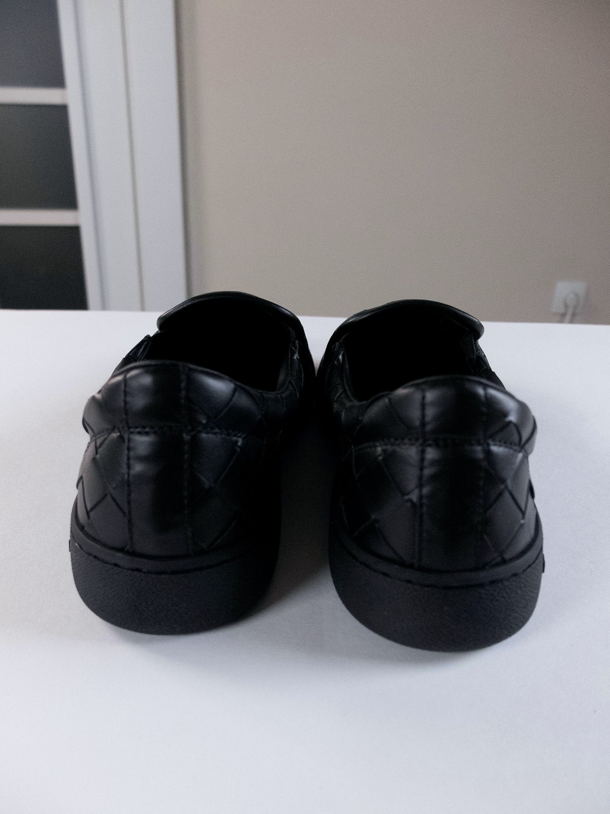 Bottega Veneta BOTTEGA VENETA Sawyer full black intrecciato sneakers 8 41 q Size US 8 / EU 41 - 8 Thumbnail