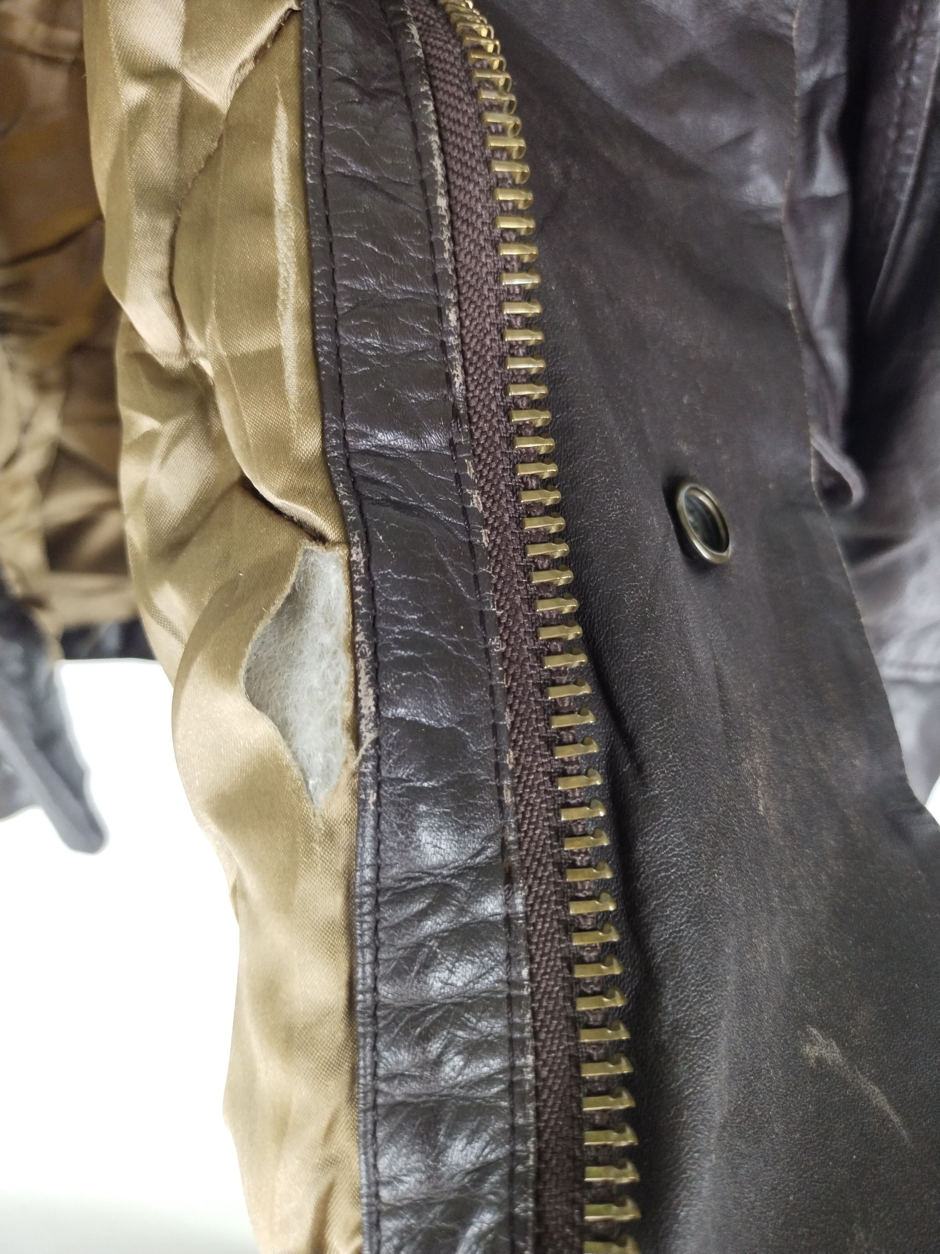 C.P. Company Archive CP Company - AW90's - Faded Leather Jacket Size US M / EU 48-50 / 2 - 11 Thumbnail